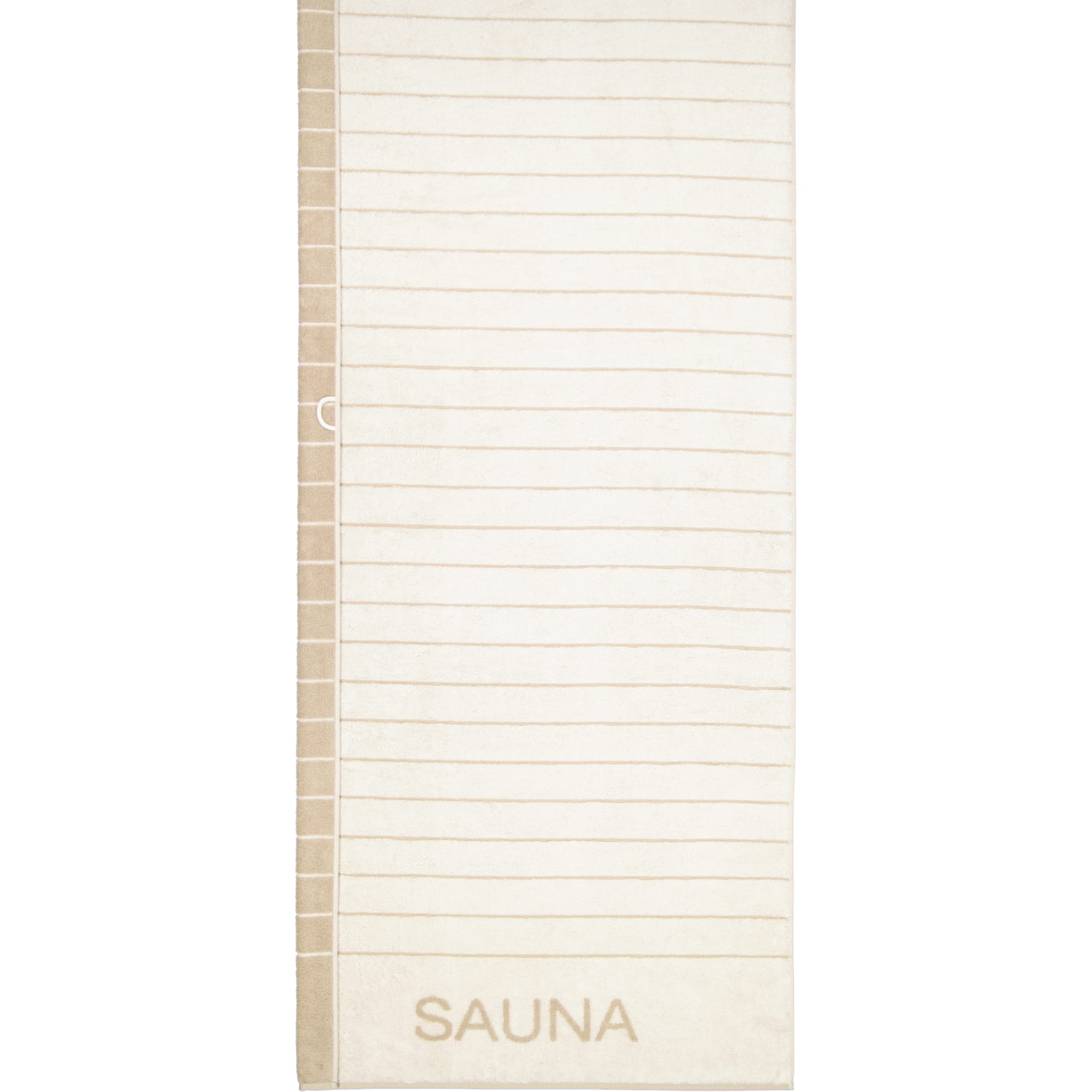 Cawö Saunatücher Balance Doubleface 6237 natur - 33 - 80x200 cm