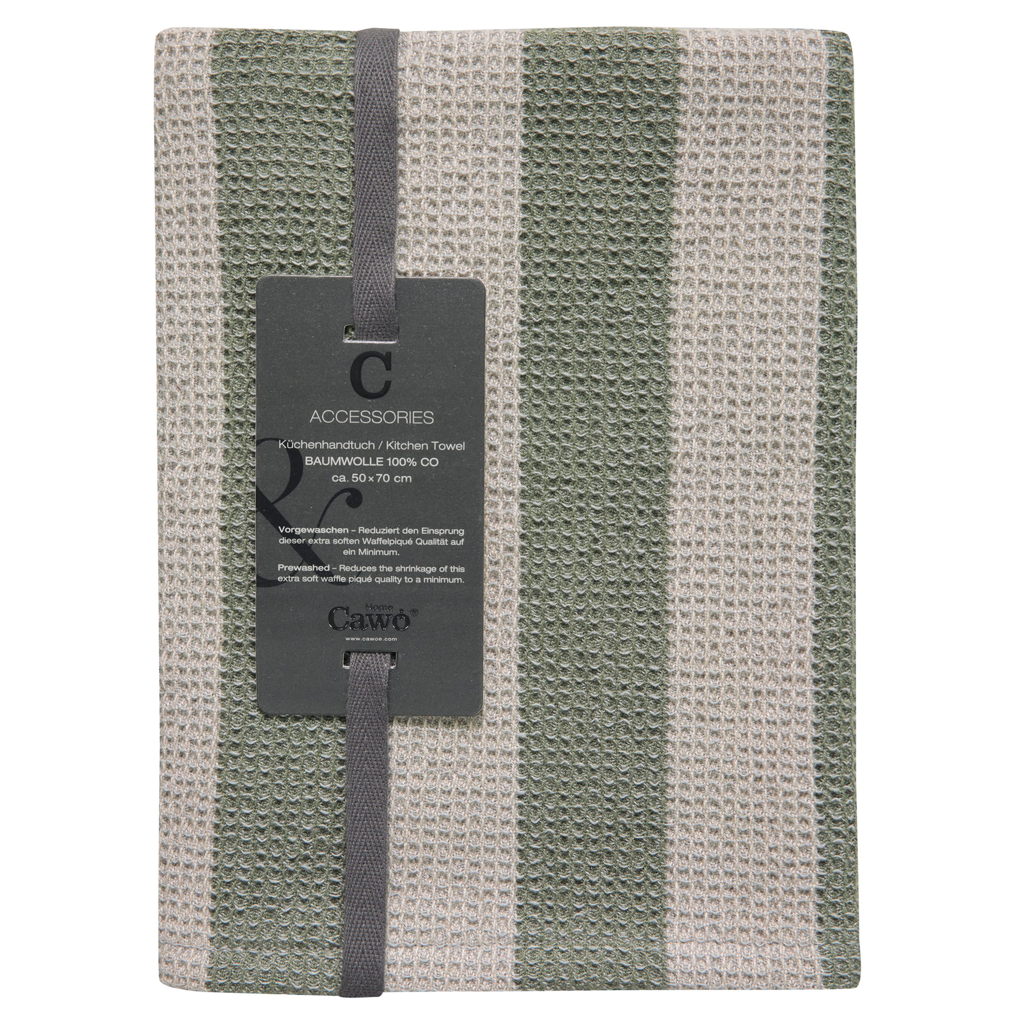 Cawö Küchenhandtücher Cuisine Piqué 536 field/natur - 43 - 50x70 cm
