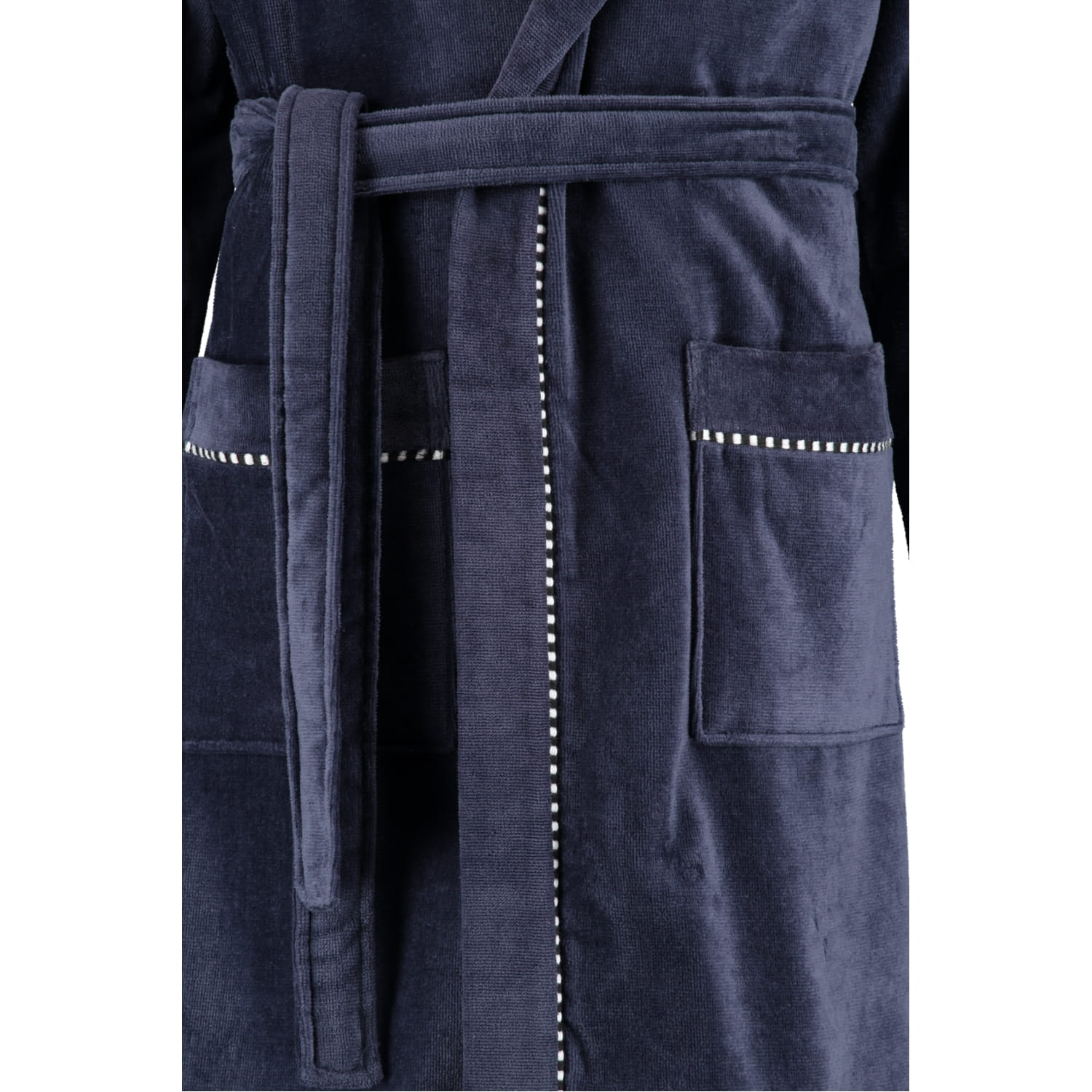 Esprit Bademantel Box Kapuze - Farbe: navy blue - 488