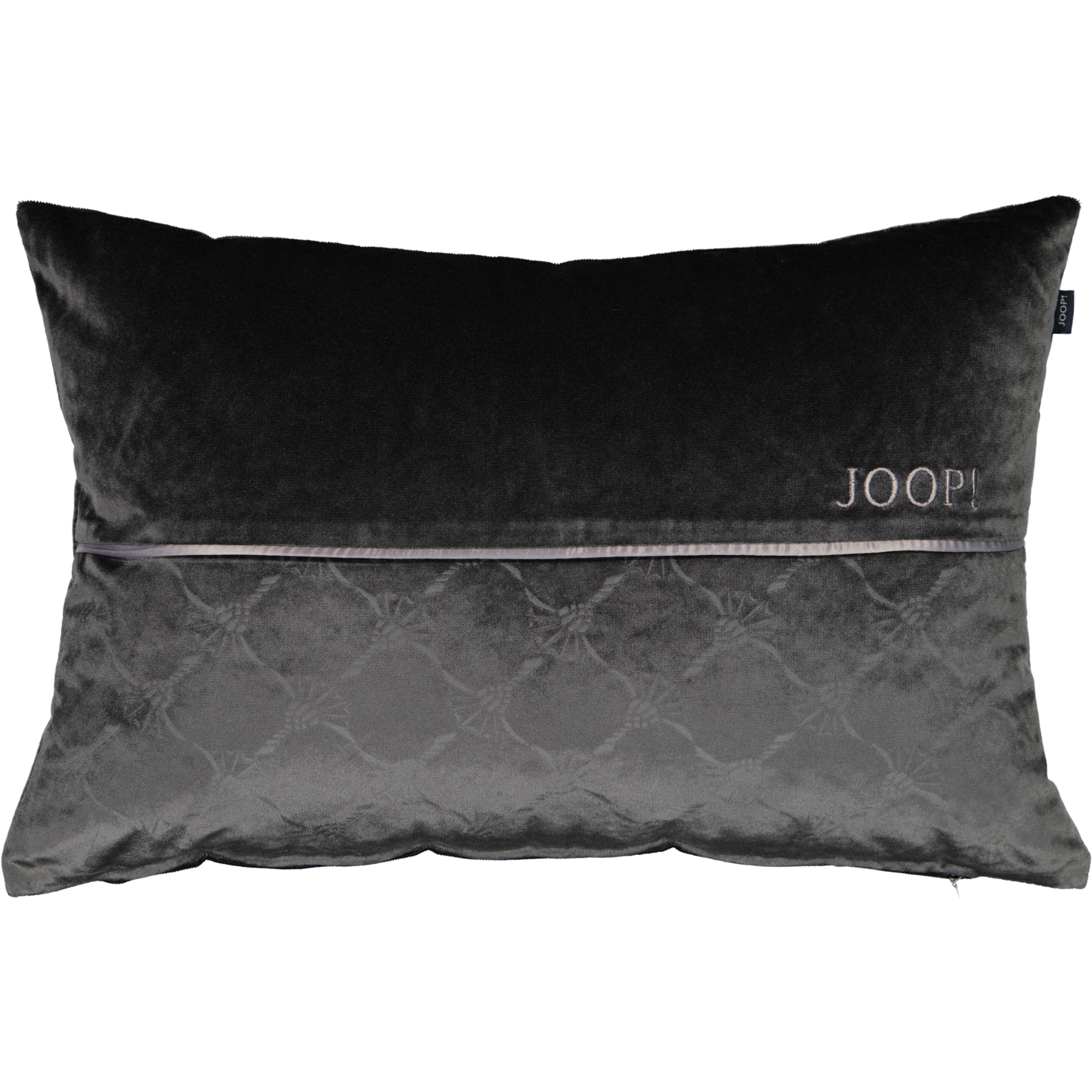 JOOP! Kissenhülle Scene - Größe: 38x58 cm - Farbe: Anthrazit - 012