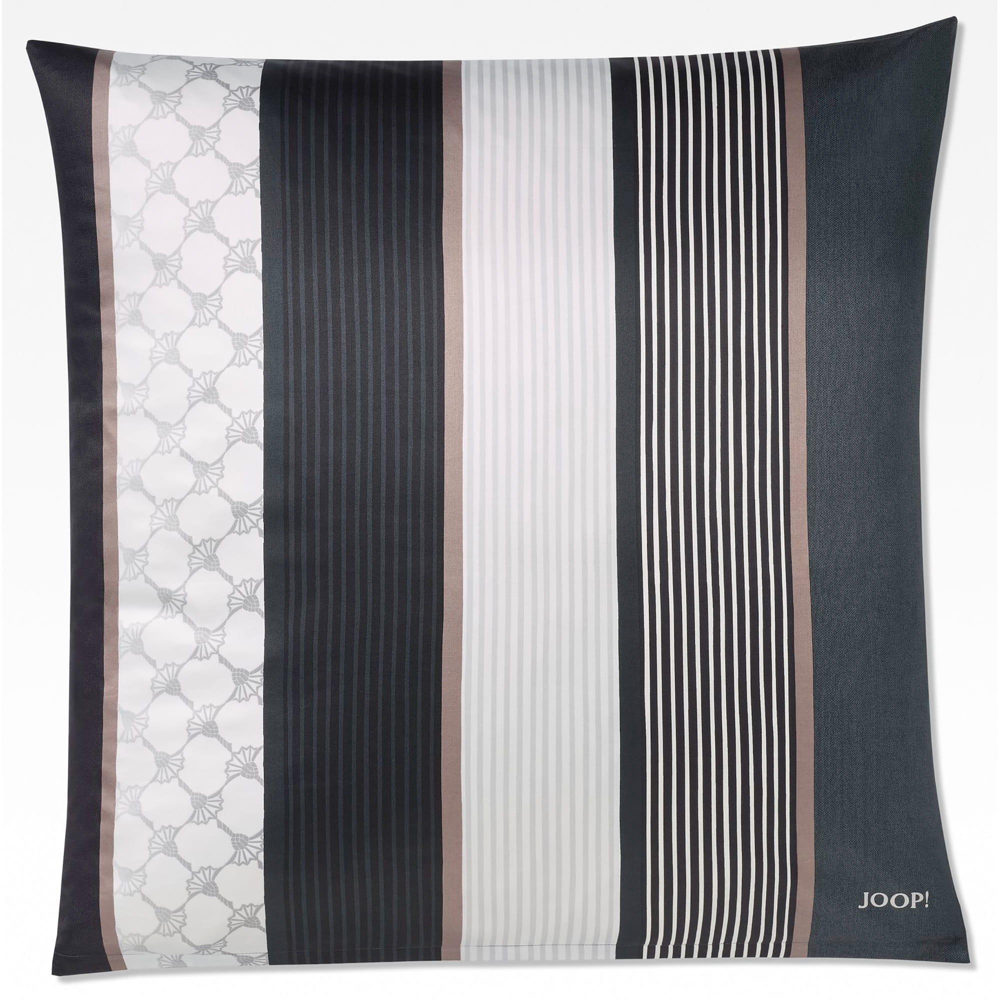 JOOP Bettwäsche Cornflower Stripes 4069 - Farbe: Deep Stone - 99 - Kissen 80x80 cm
