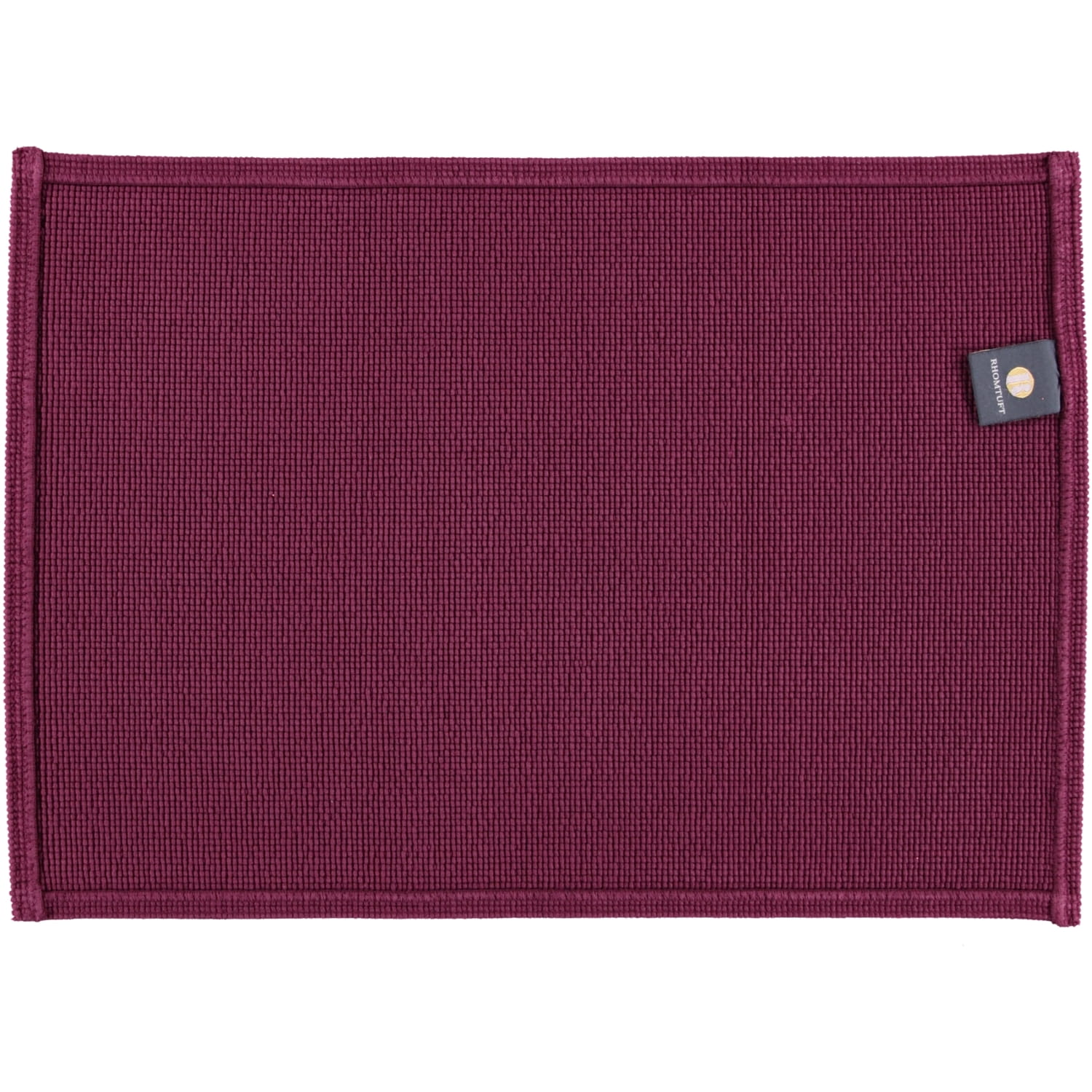 Rhomtuft - Badematte Plain - Farbe: berry - 237 - 50x70 cm