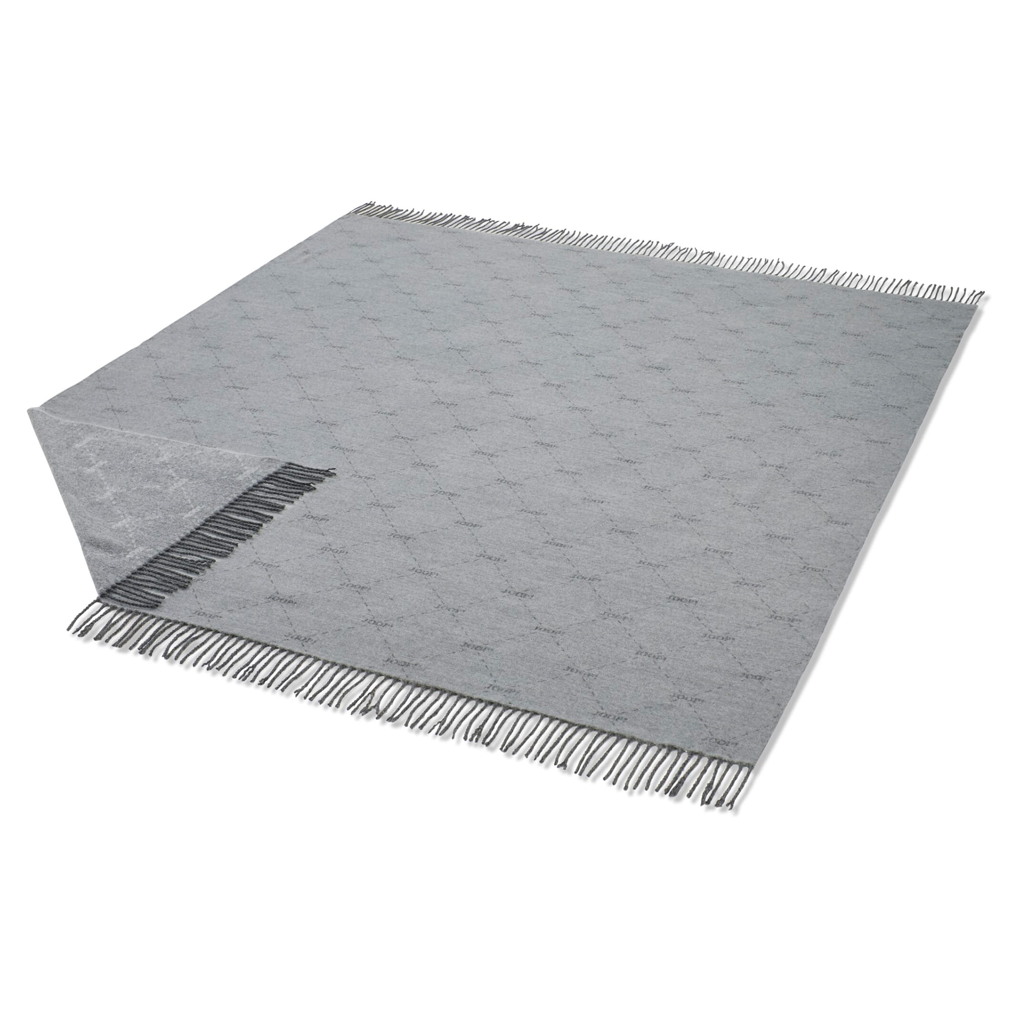 JOOP! Wohndecken Fine-Diamond Silber - 130x170 cm