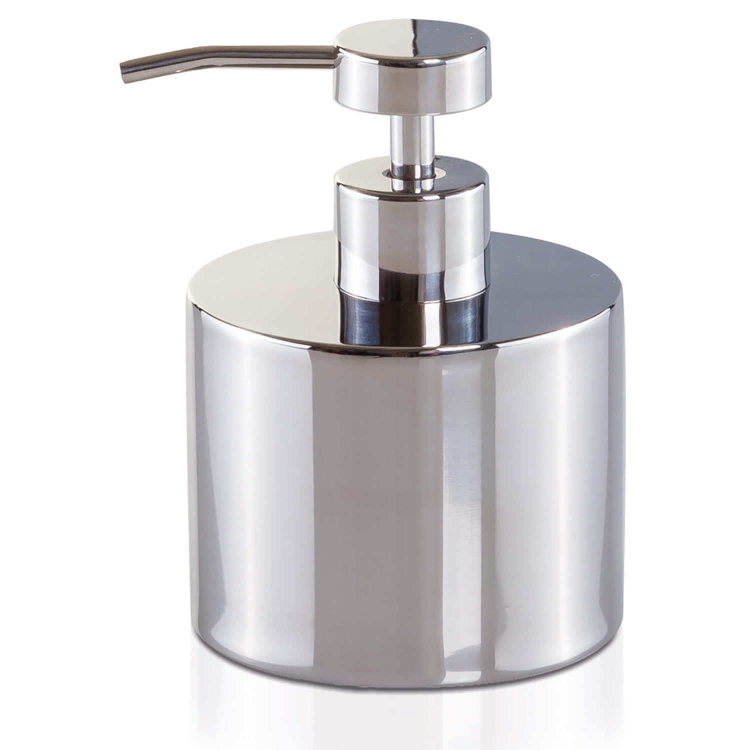 Möve - Steel Deco - Seifenspender - Größe: 9x13 cm - Farbe: silver - 829 (4-4040)