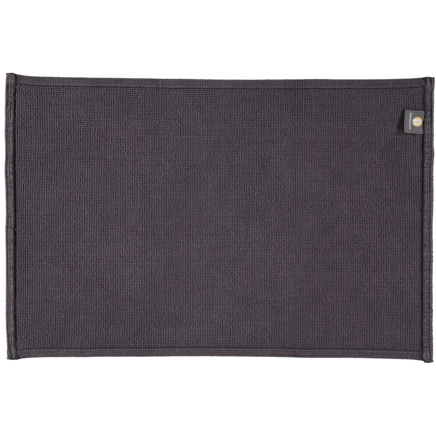 Rhomtuft - Badteppiche Plain - Farbe: zinn - 02 - 60x90 cm