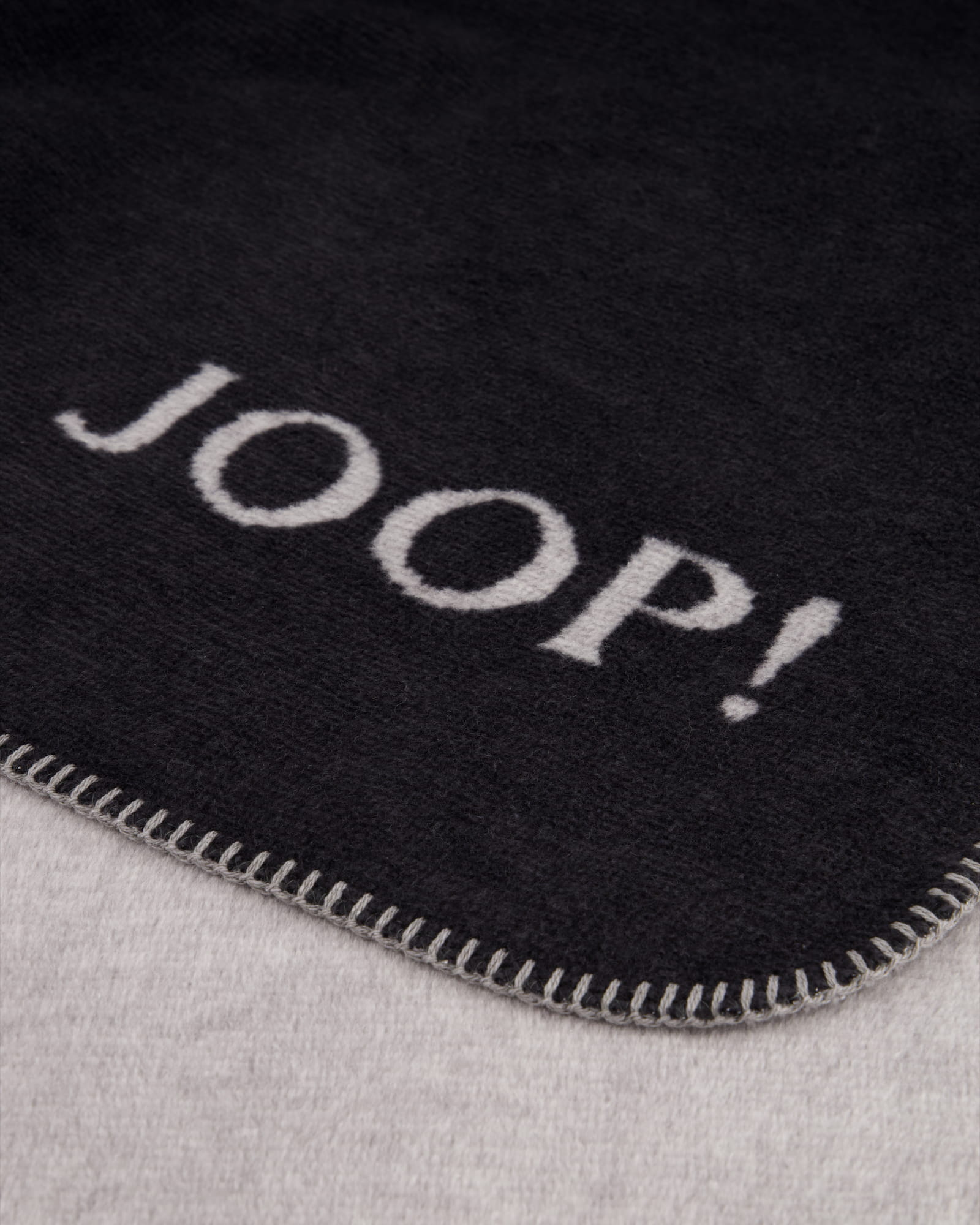 JOOP! Wohndecke Melange-Doubleface - Größe: 150x200 cm - Farbe: Anthrazit-Silber