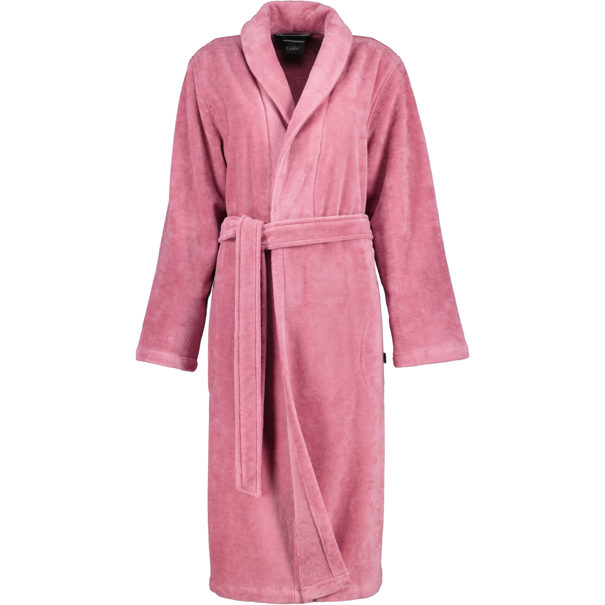 Cawö Home Damen Bademantel Schalkragen 836 - Farbe: blush - 22 - S