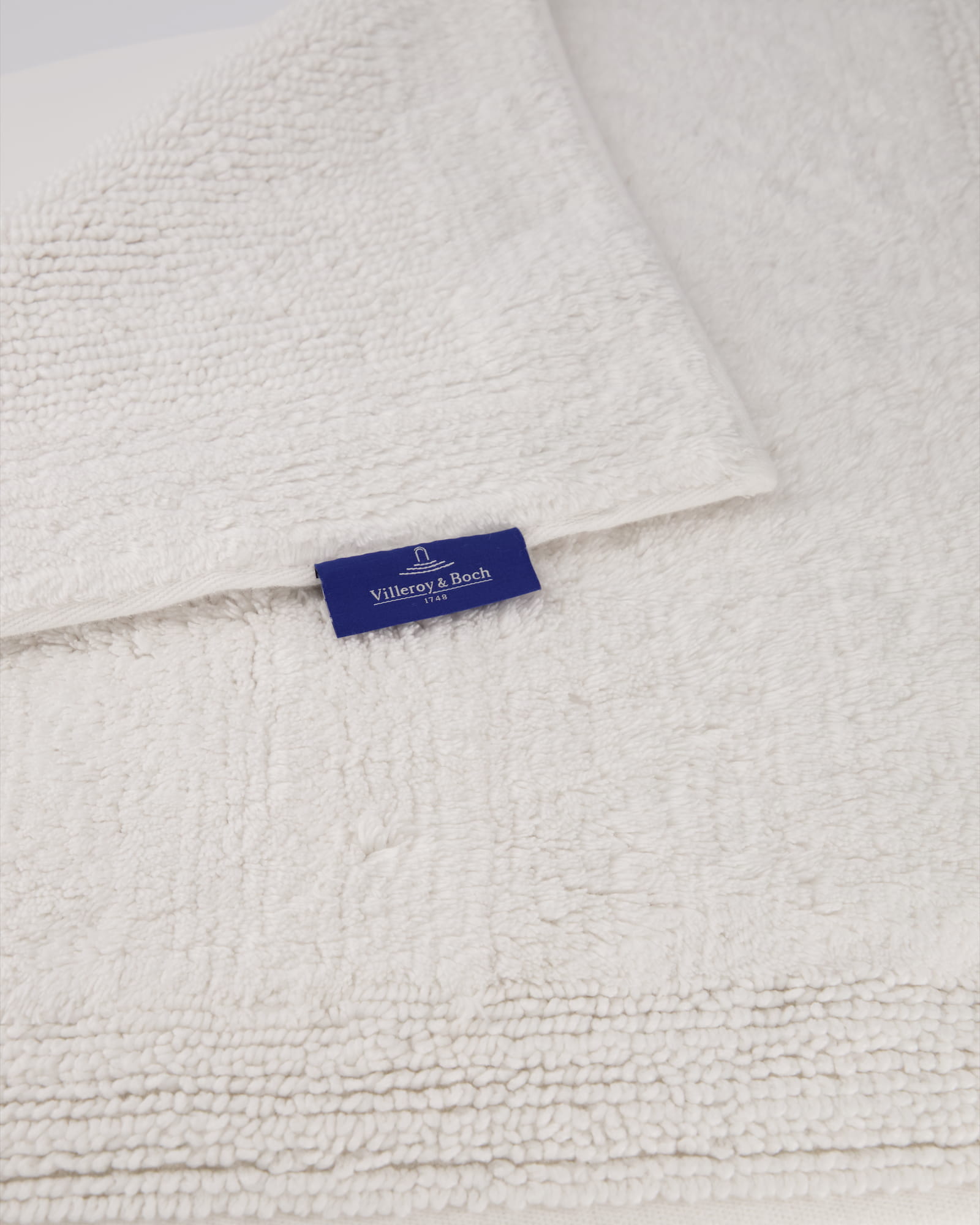 Villeroy & Boch - Badteppich Coordinates Charisma 2555 - Farbe: brilliant white - 600 - 60x60 cm