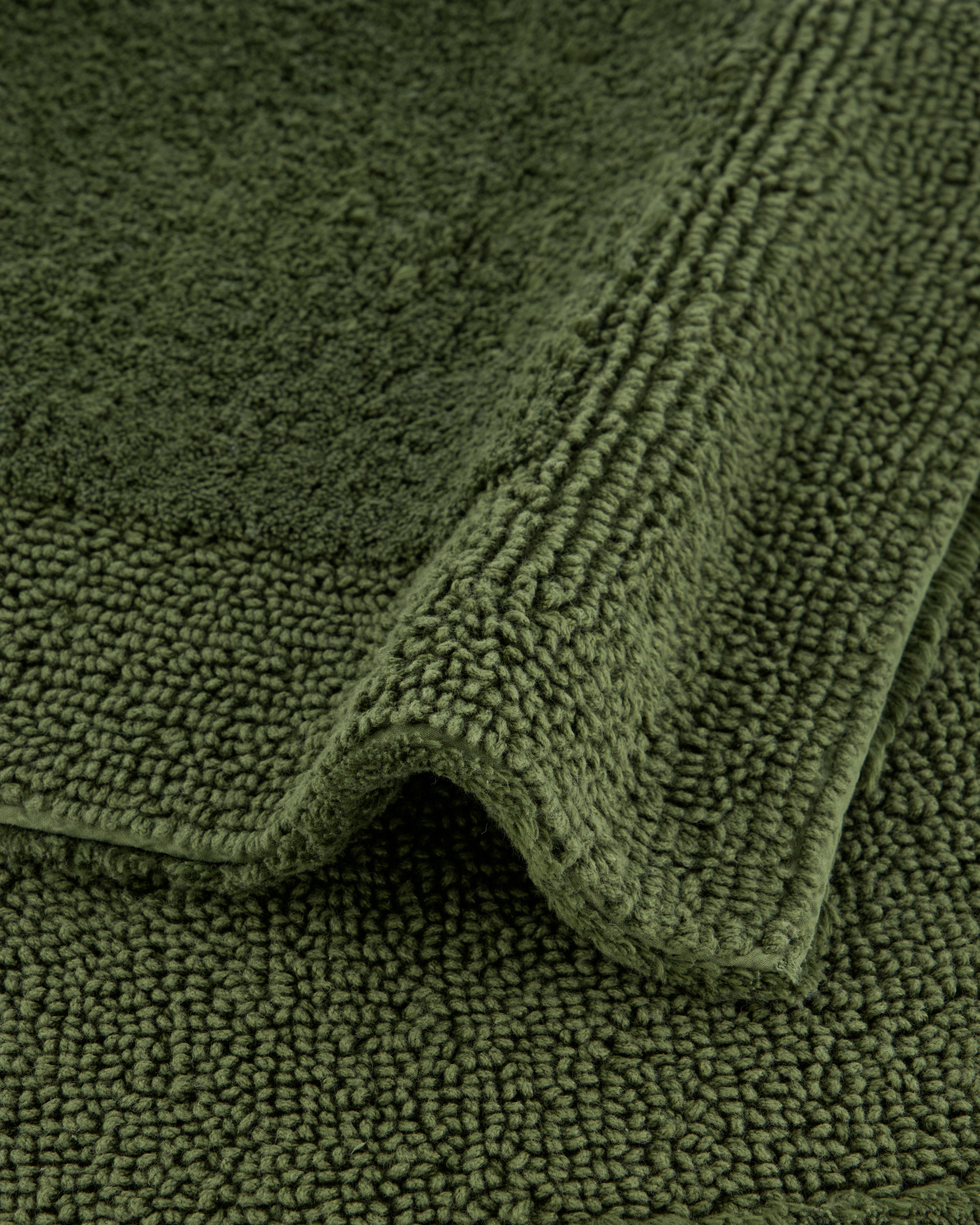 Möve Badteppiche Doubleface olive - 670 - 60x100 cm