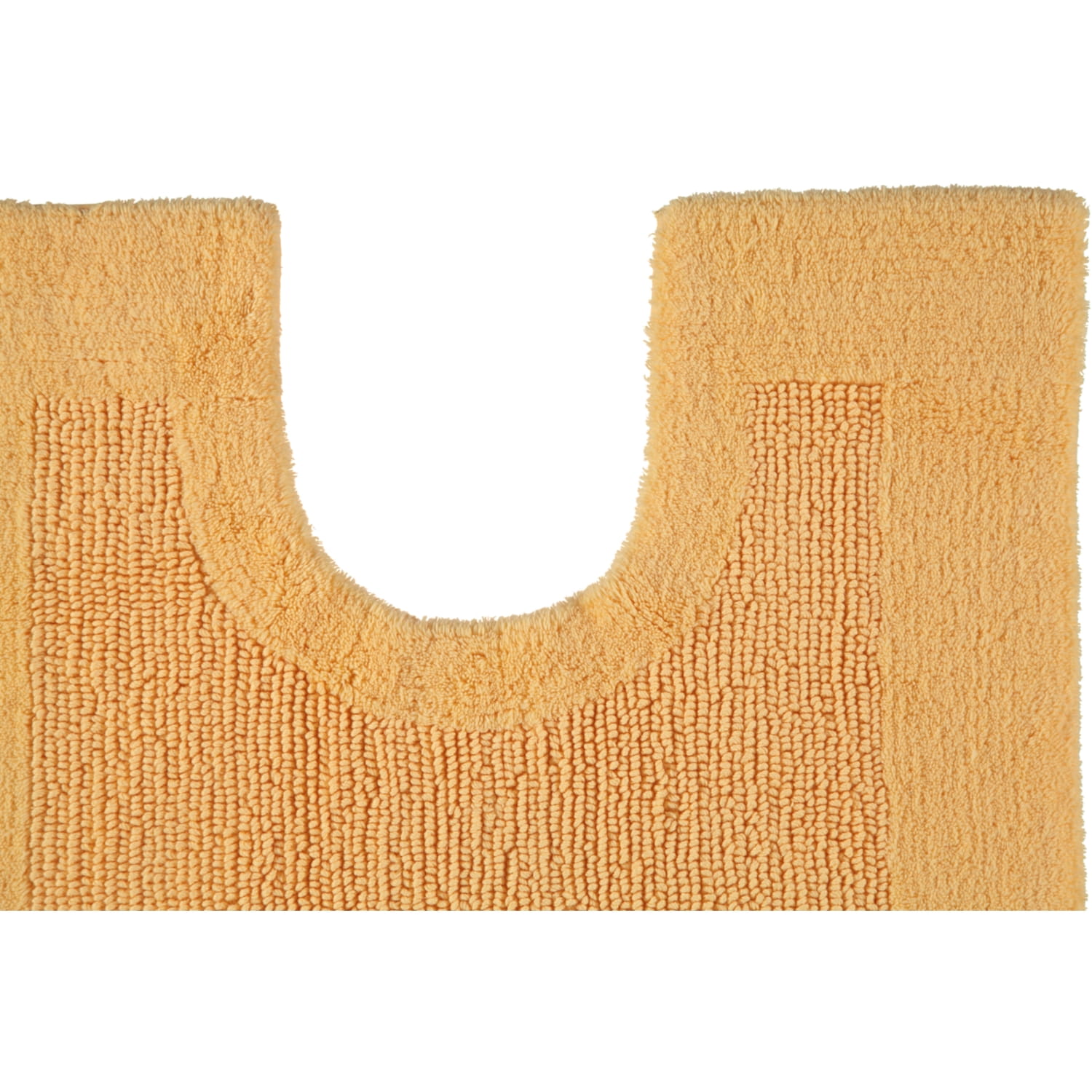 Rhomtuft - Badteppiche Prestige - Farbe: mais - 390 - Toilettenvorlage mit Ausschnitt 60x60 cm