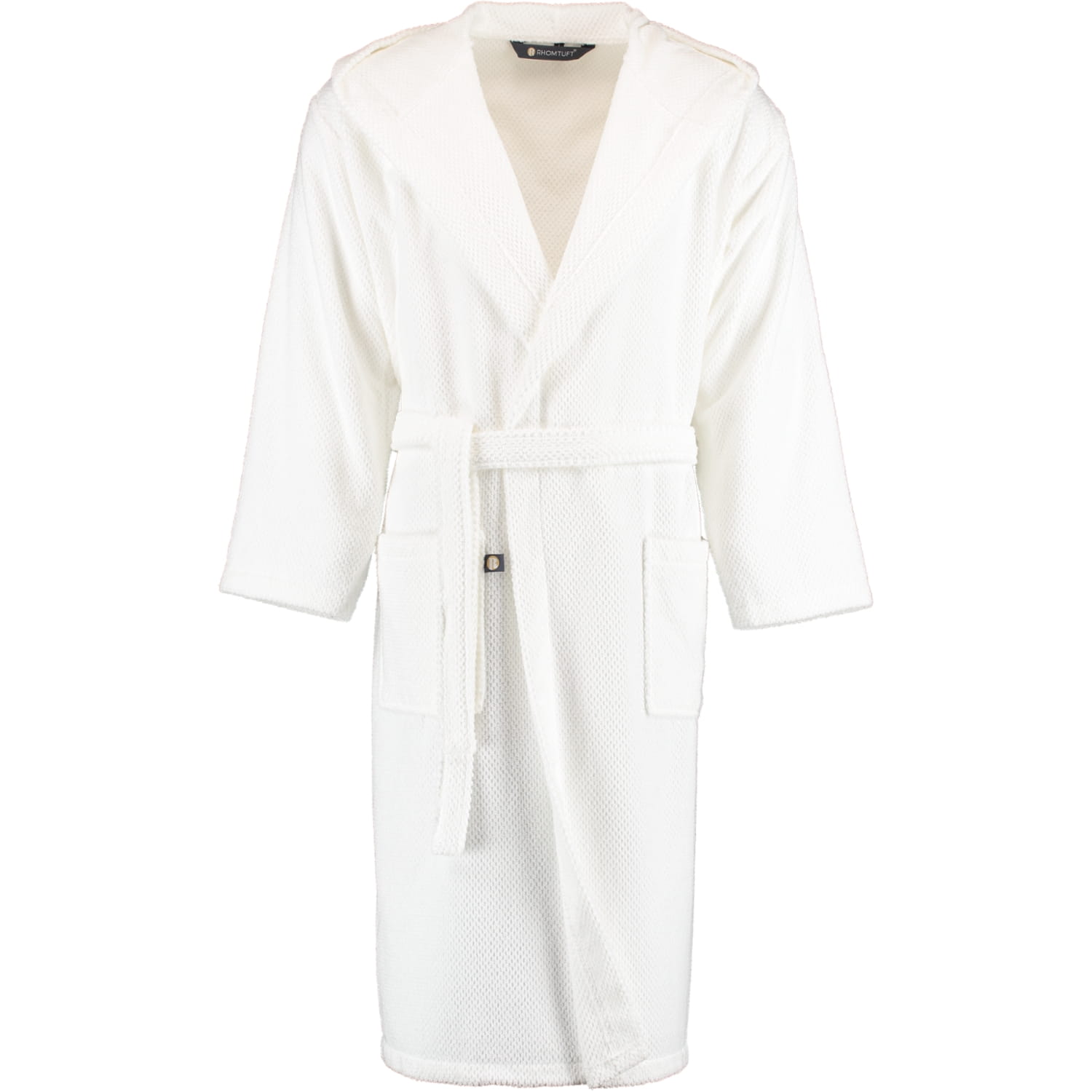 Rhomtuft - Bademantel Baronesse unisex - Farbe: weiß - 01