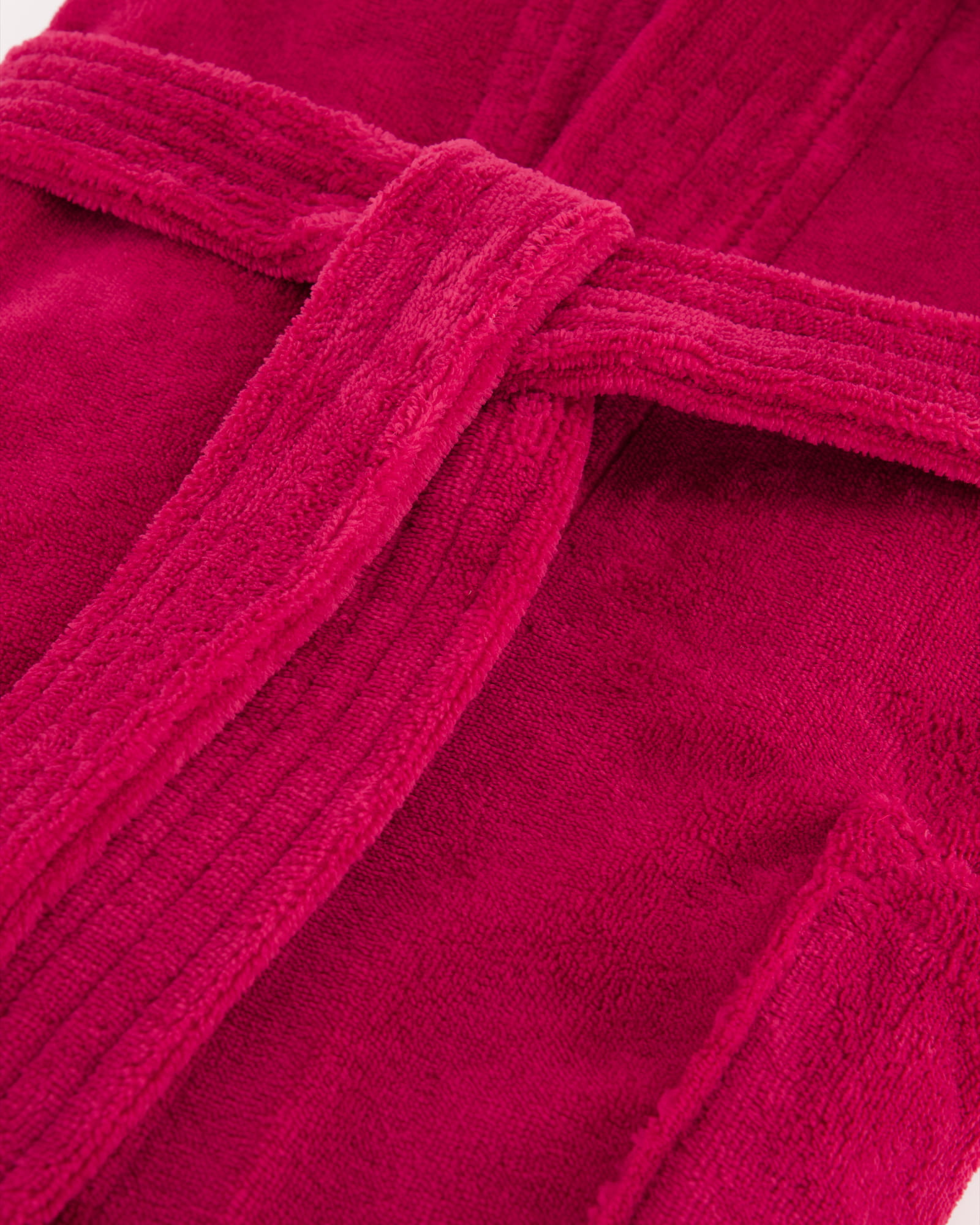 Cawö Home Damen Bademantel Kapuze  802 - Farbe: beere - 22 - M