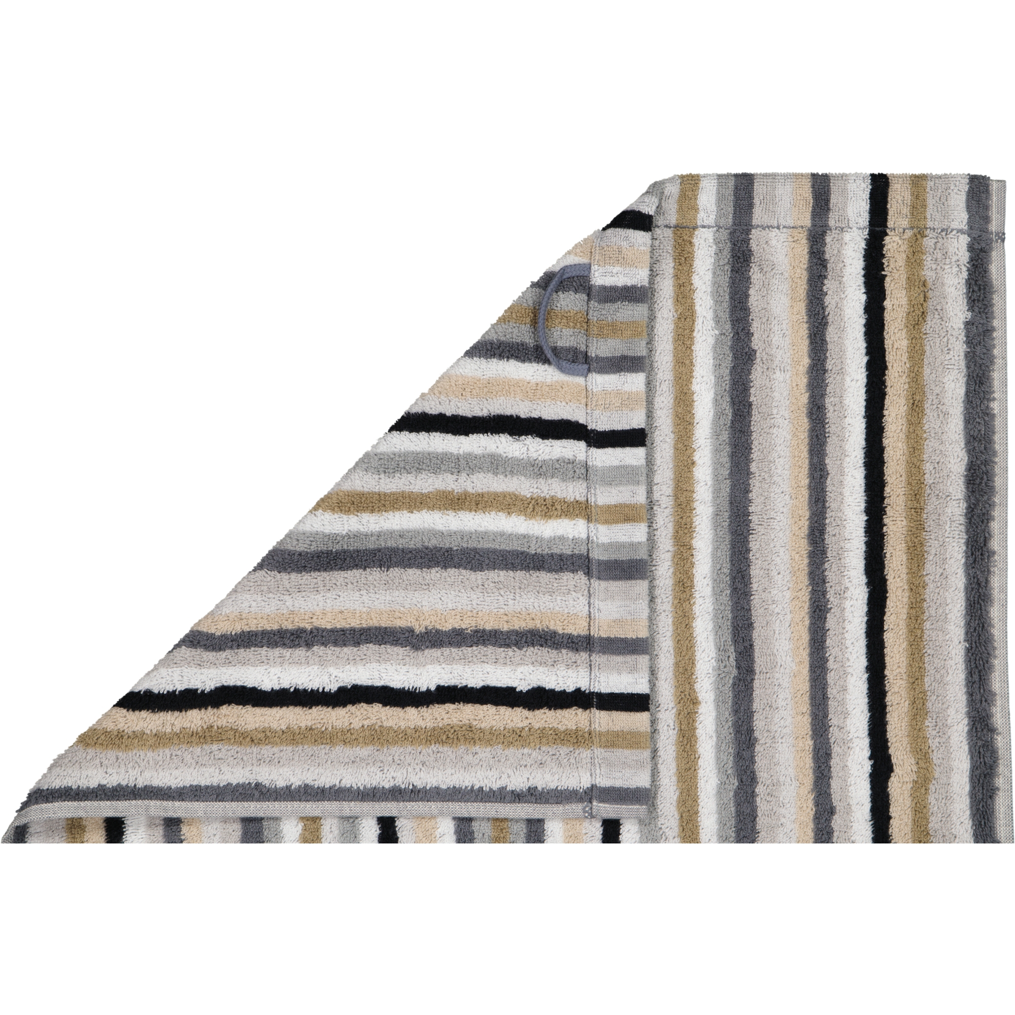 Cawö - Life Style Streifen 7048 - Farbe: 37 - kiesel - Duschtuch 70x140 cm
