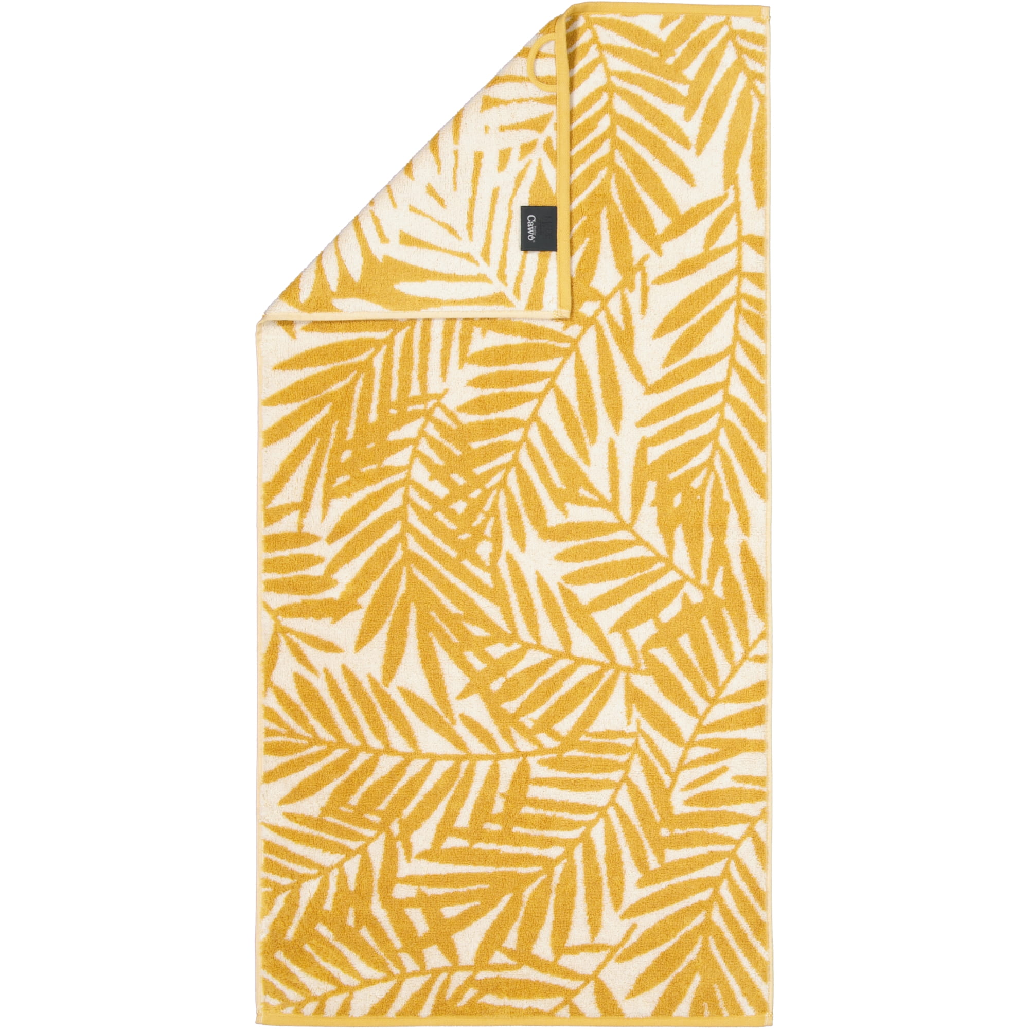 Cawö Handtücher Maison Blätter 6267 gold - 35 - Handtuch 50x100 cm