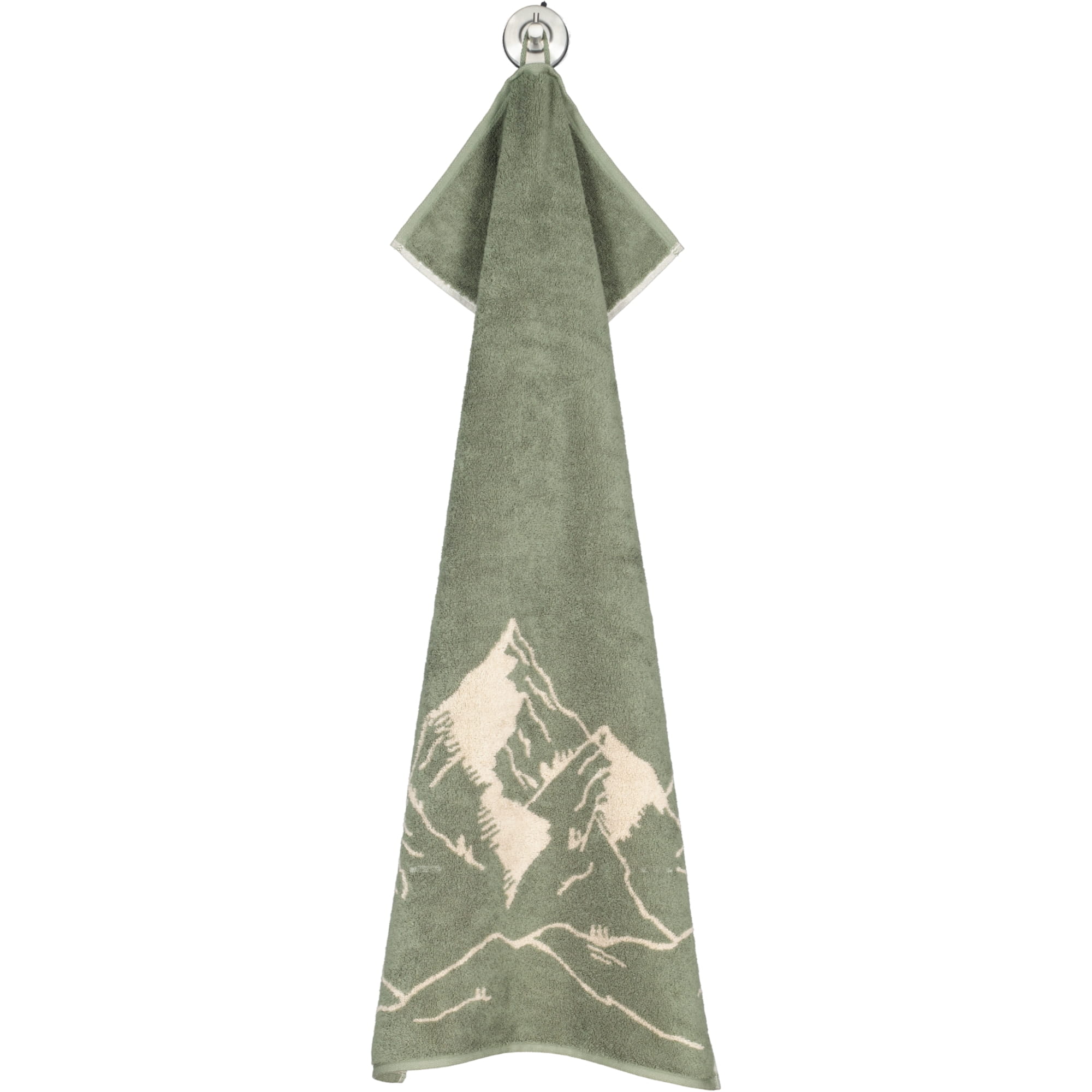 Cawö Handtücher Alpenchic Edition Berge 6269 zirbe - 43 - Handtuch 50x100 cm