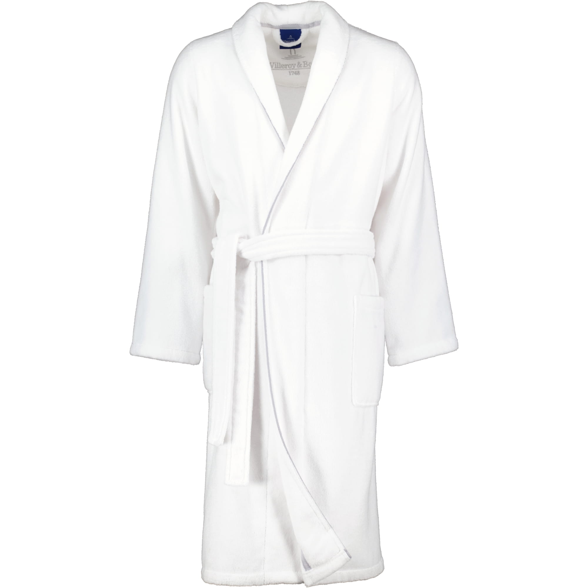 Villeroy & Boch Herren Bademantel Schalkragen 2522 - Farbe: brilliant-white - 67