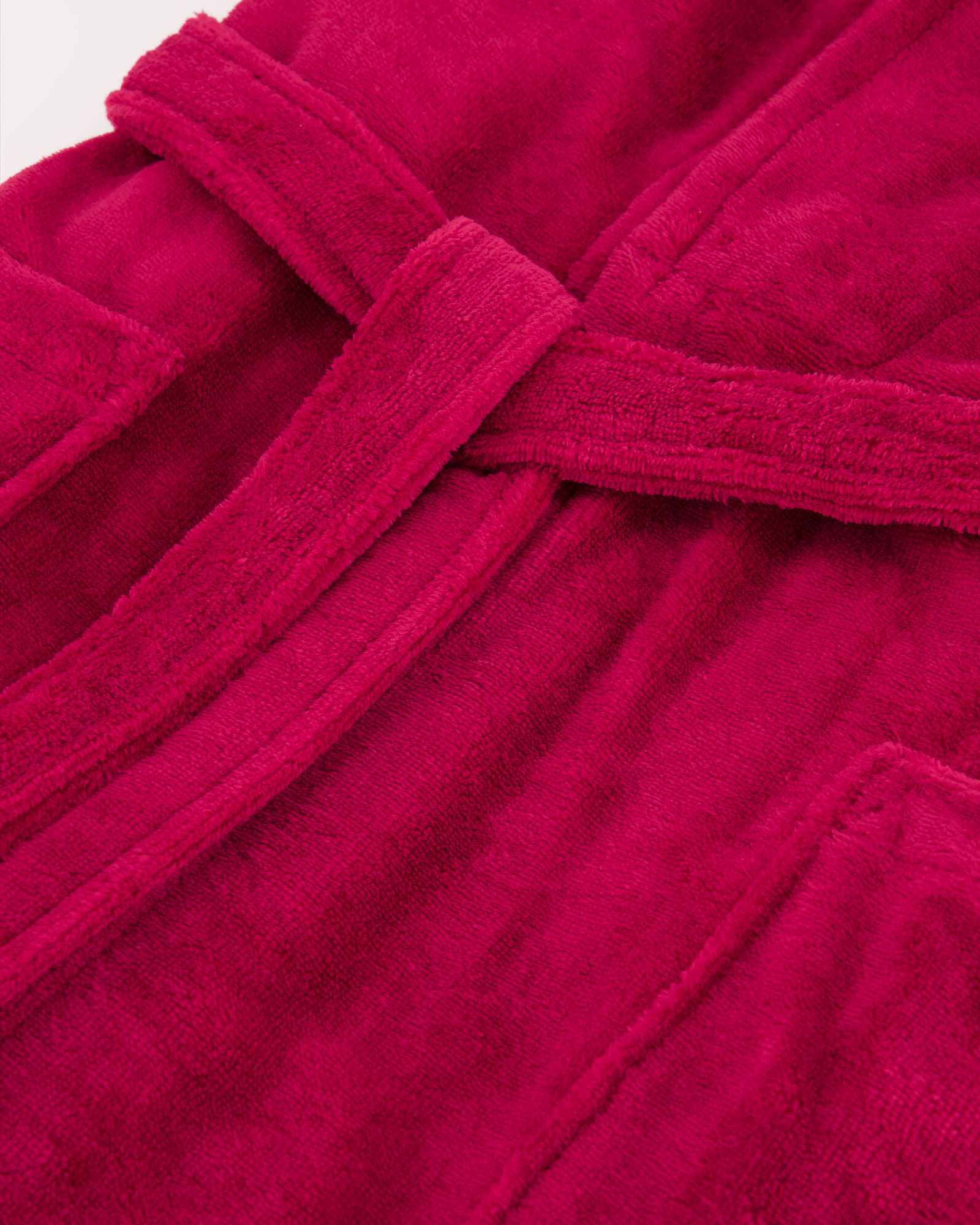 Cawö Home Damen Bademantel Schalkragen 806 - Farbe: beere - 22 - L