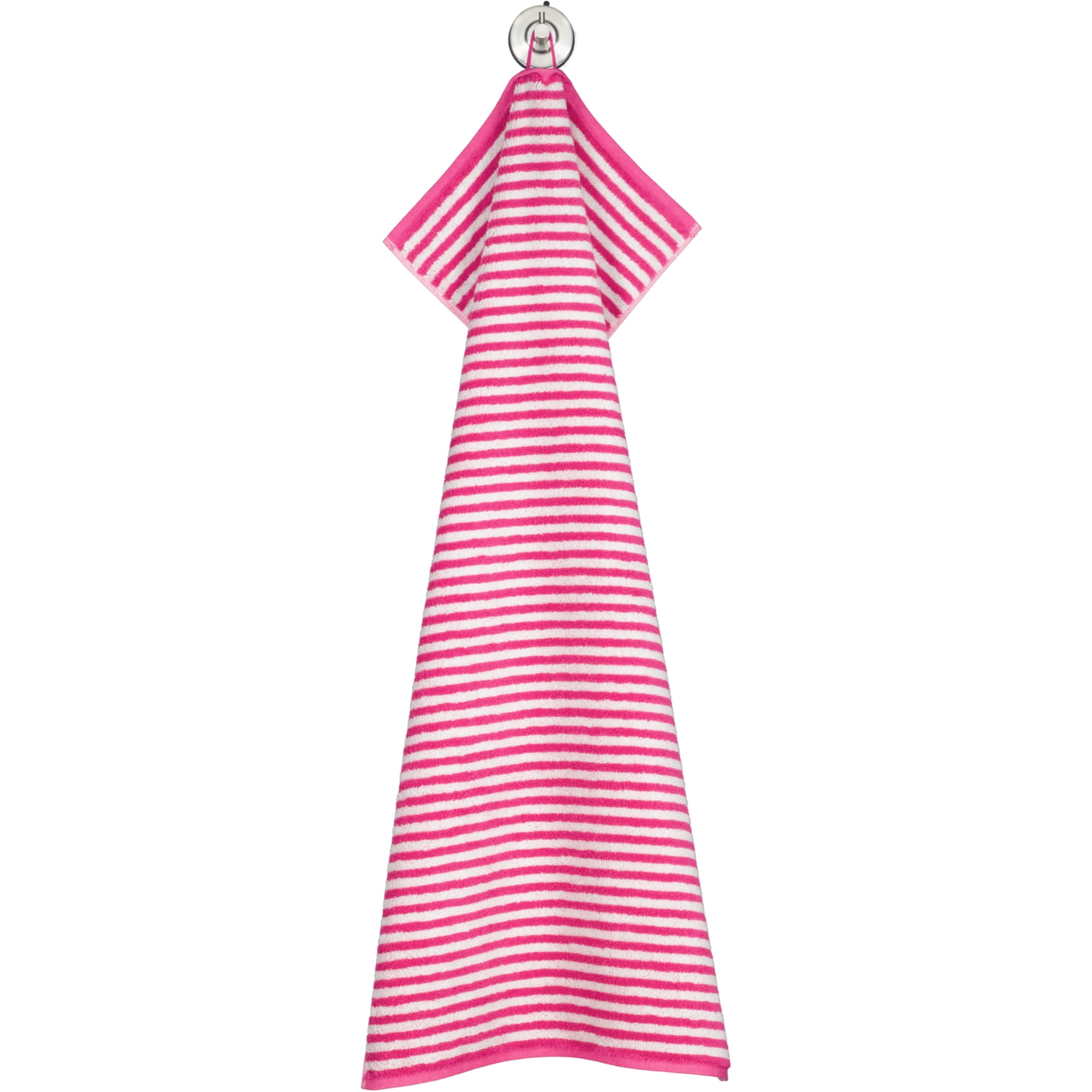 Cawö Handtücher Campus Ringel 955 pink - 22 - Handtuch 50x100 cm