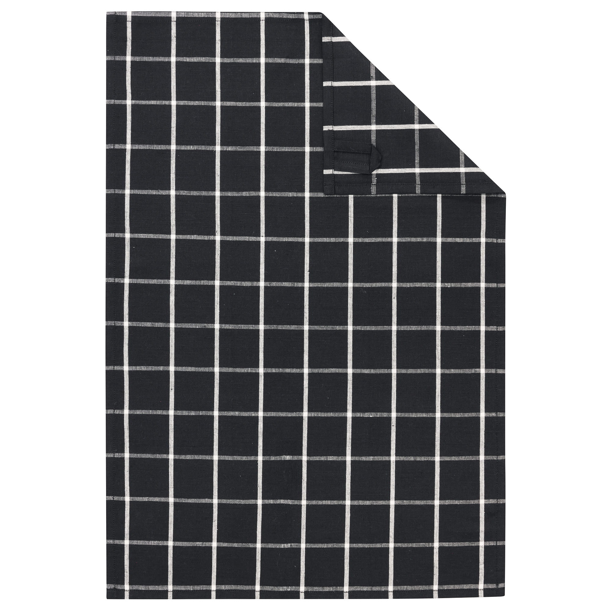 Cawö Cuisine Zoom Karo 123 - Geschirrtuch 50x70 cm - Farbe: schwarz - 97