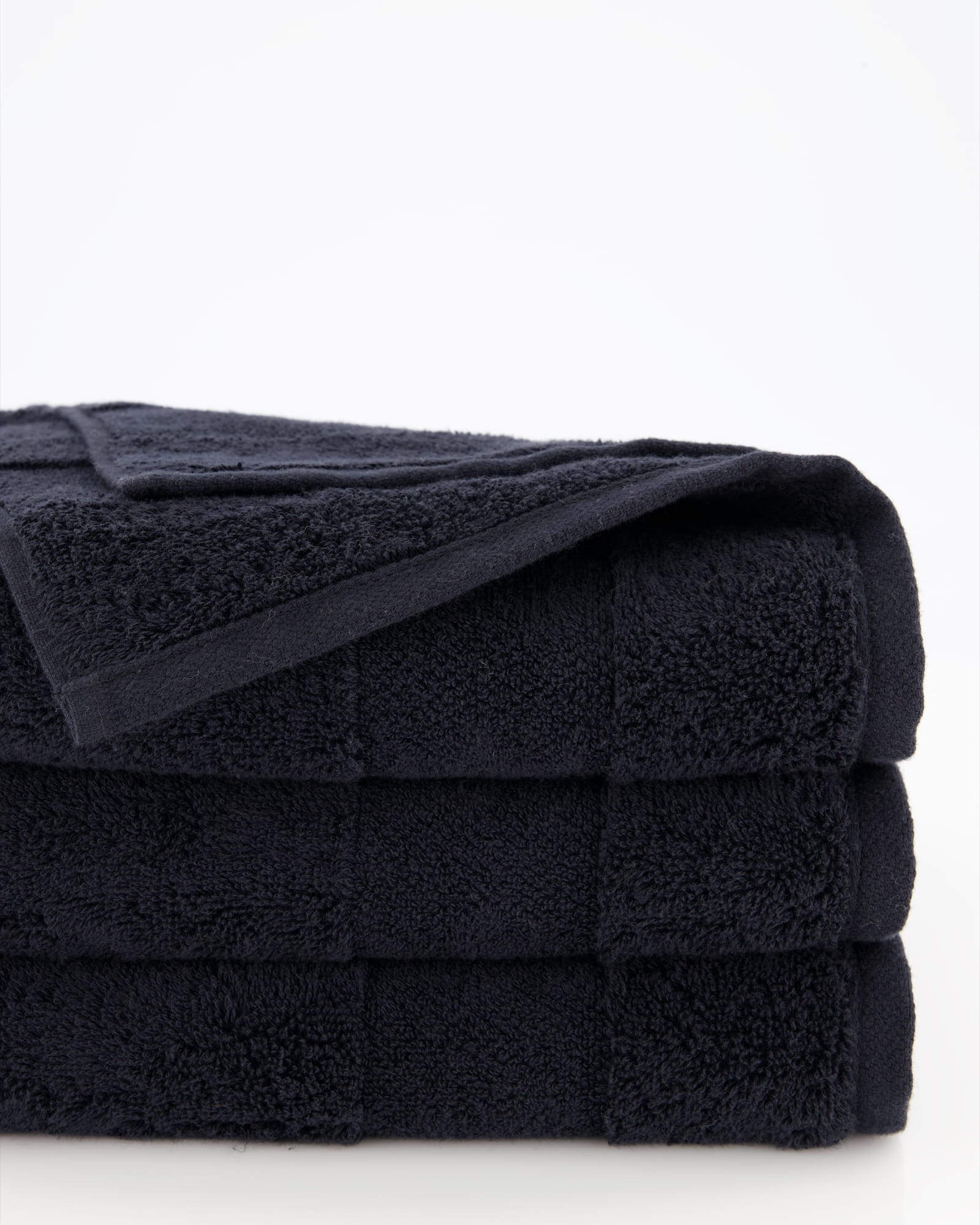 Villeroy & Boch Handtücher One 2550 - Farbe: coal black - 906 - Waschhandschuh 16x22 cm