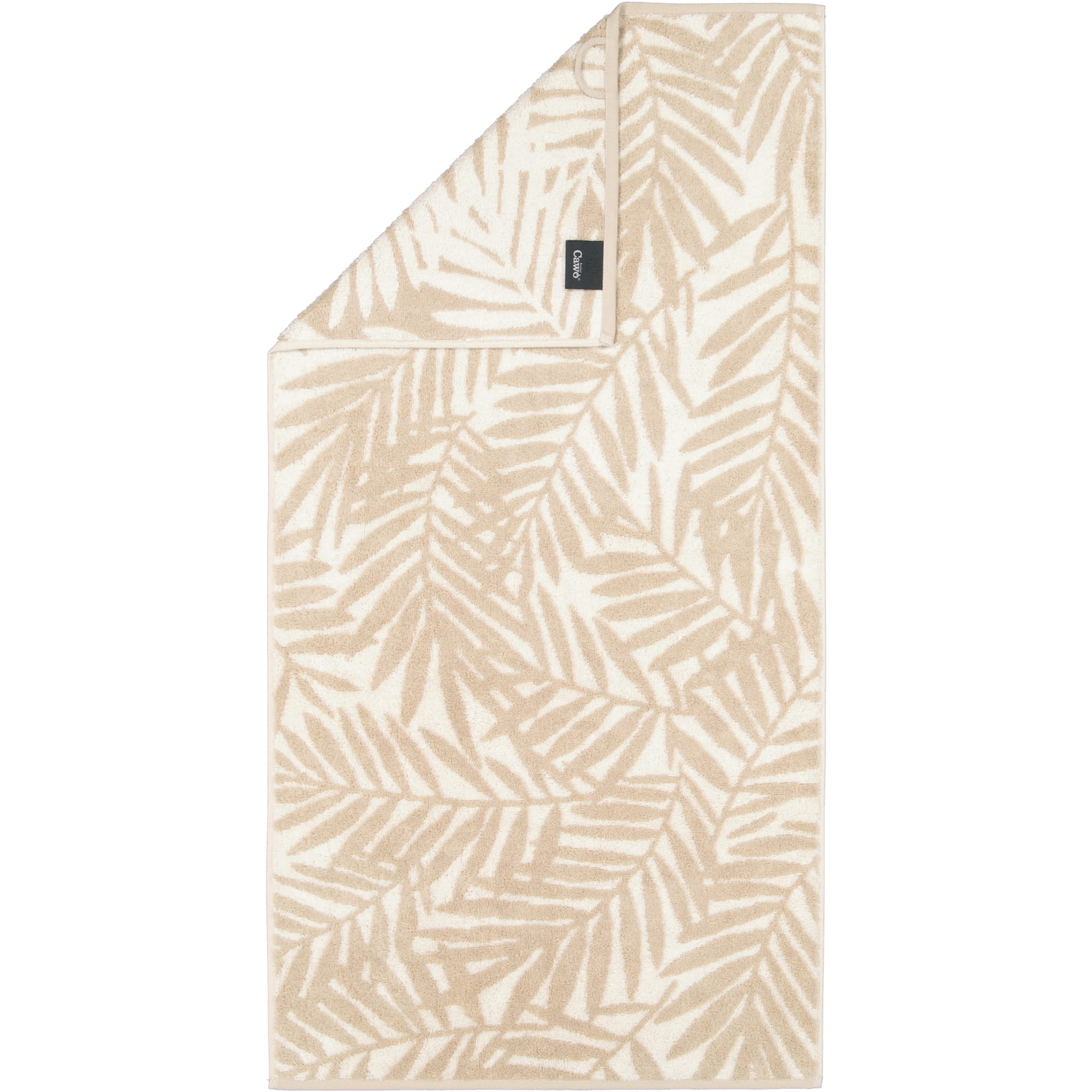 Cawö Handtücher Maison Blätter 6267 natur - 33 - Handtuch 50x100 cm