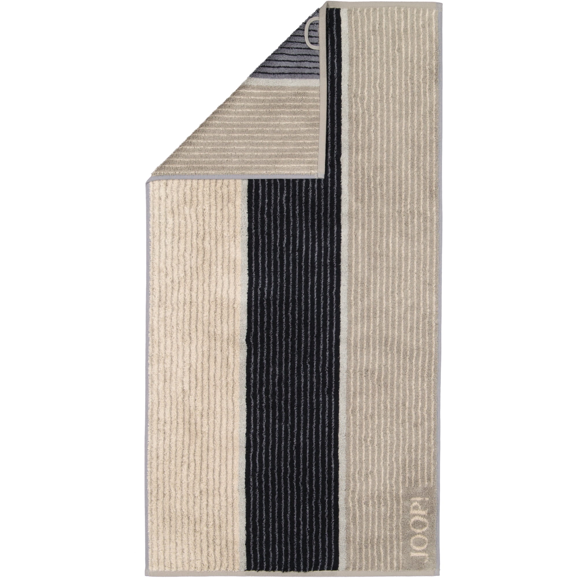 JOOP! Signature Lines 1658 - Farbe: Graphit - 70 - Handtuch 50x100 cm