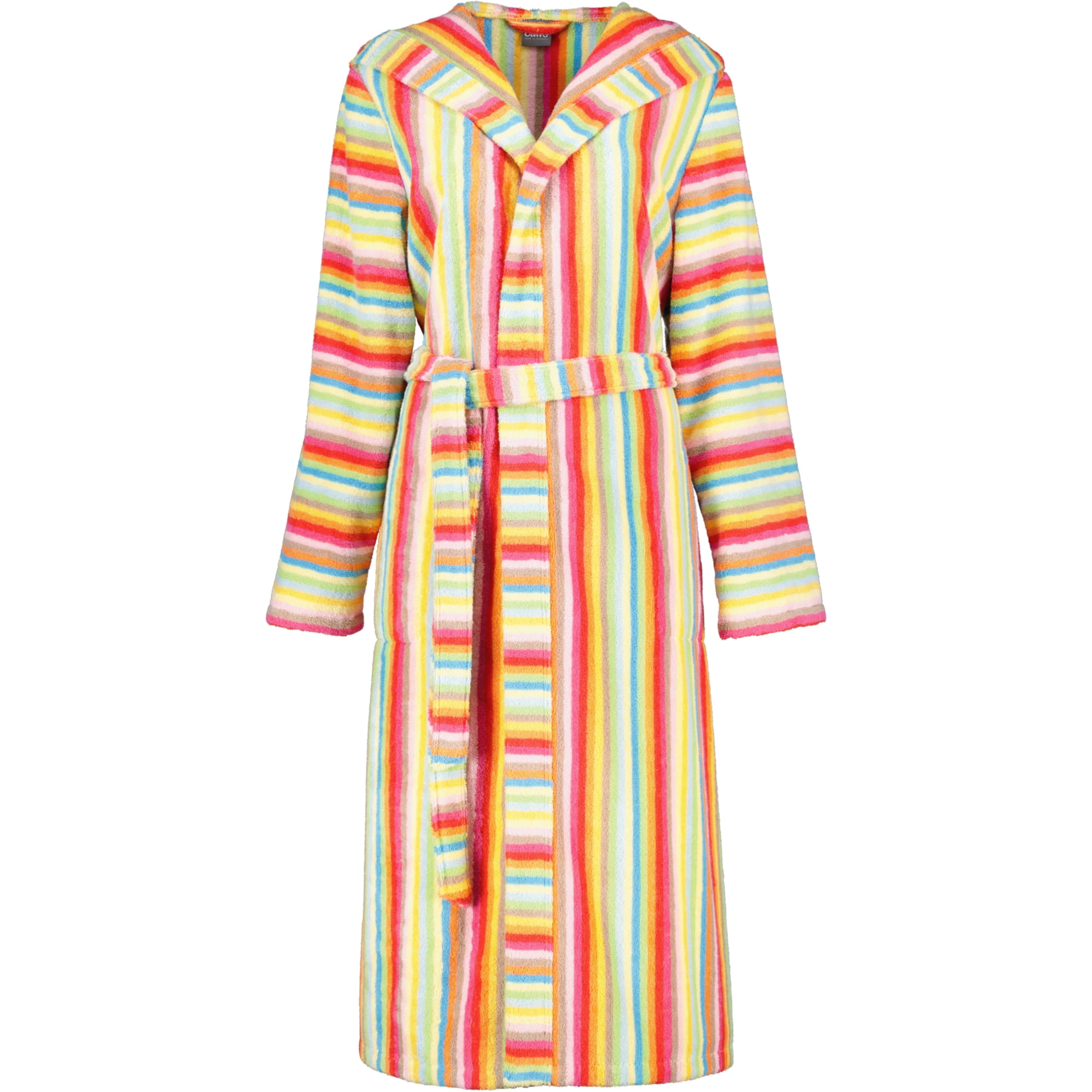 Cawö - Damen Bademantel Life Style - Kapuze 7081 - Farbe: multicolor - 25