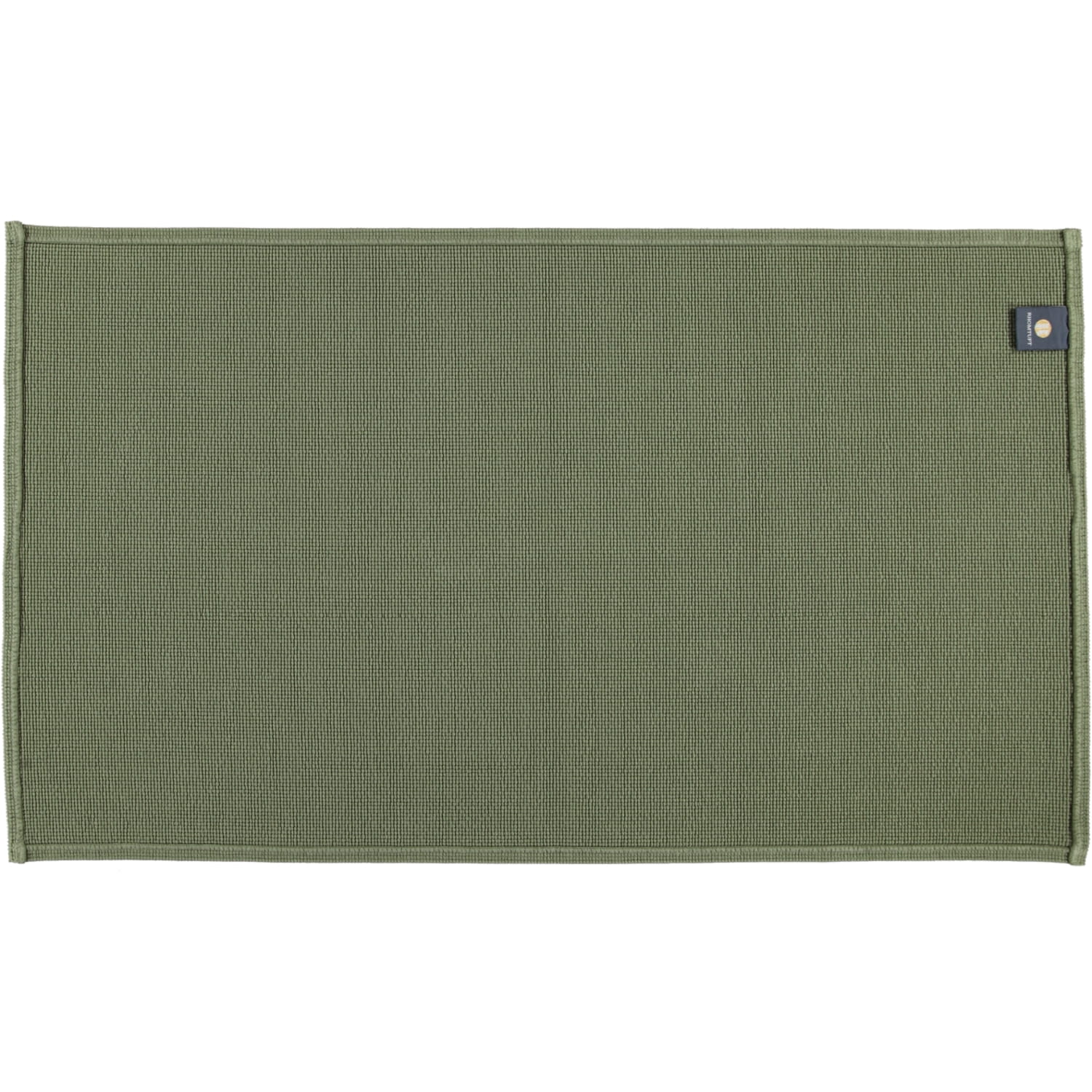 Rhomtuft - Badematte Plain - Farbe: olive - 404 - 70x120 cm