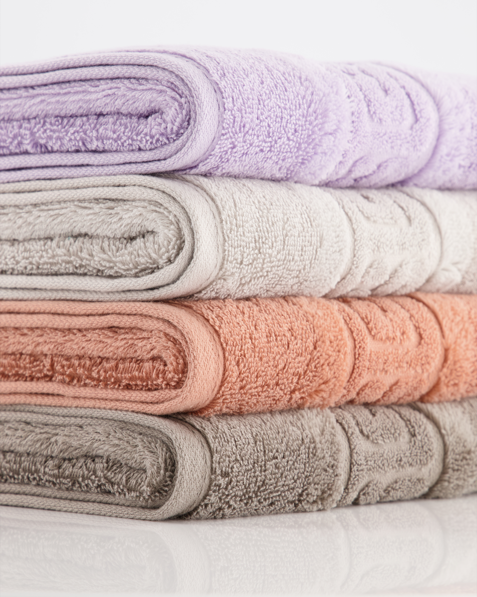 Cawö - Noblesse Uni 1001 - Farbe: 368 - lachs - Duschtuch 80x160 cm