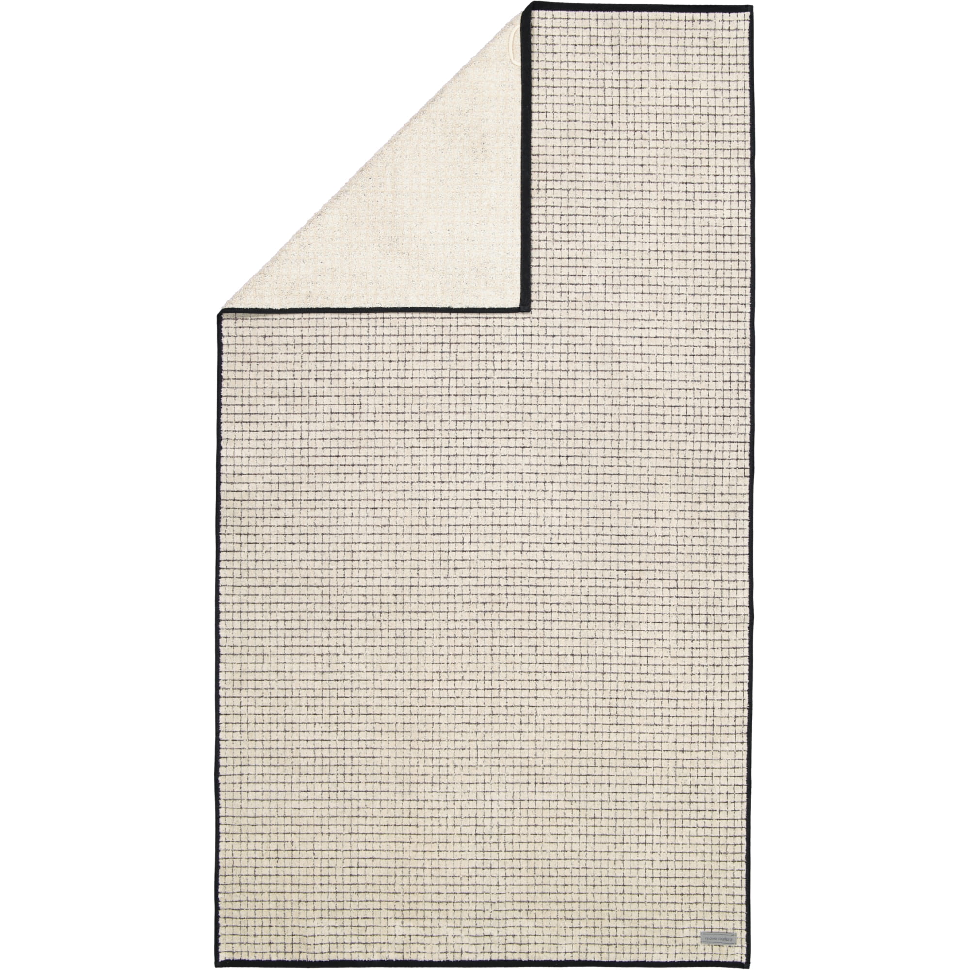 Möve - Eden - Kästchenstruktur Velours - Farbe: natur - 081 (1-0156/5021) - Duschtuch 80x150 cm