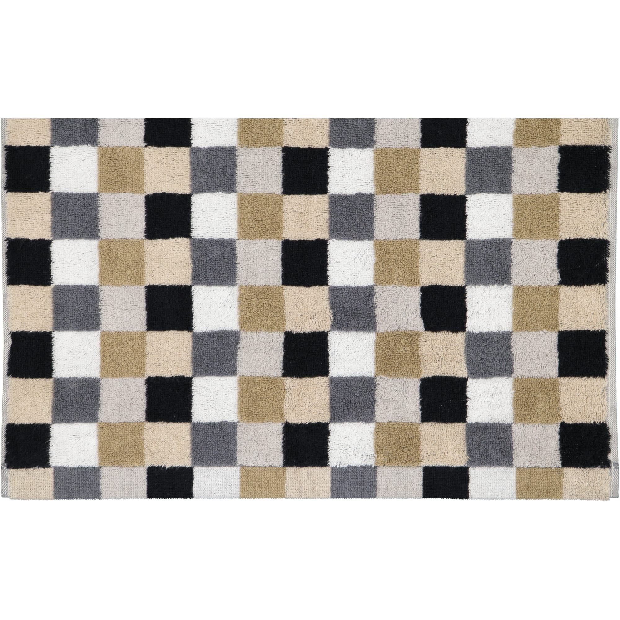 Cawö - Life Style Karo 7047 - Farbe: 37 - kiesel - Gästetuch 30x50 cm