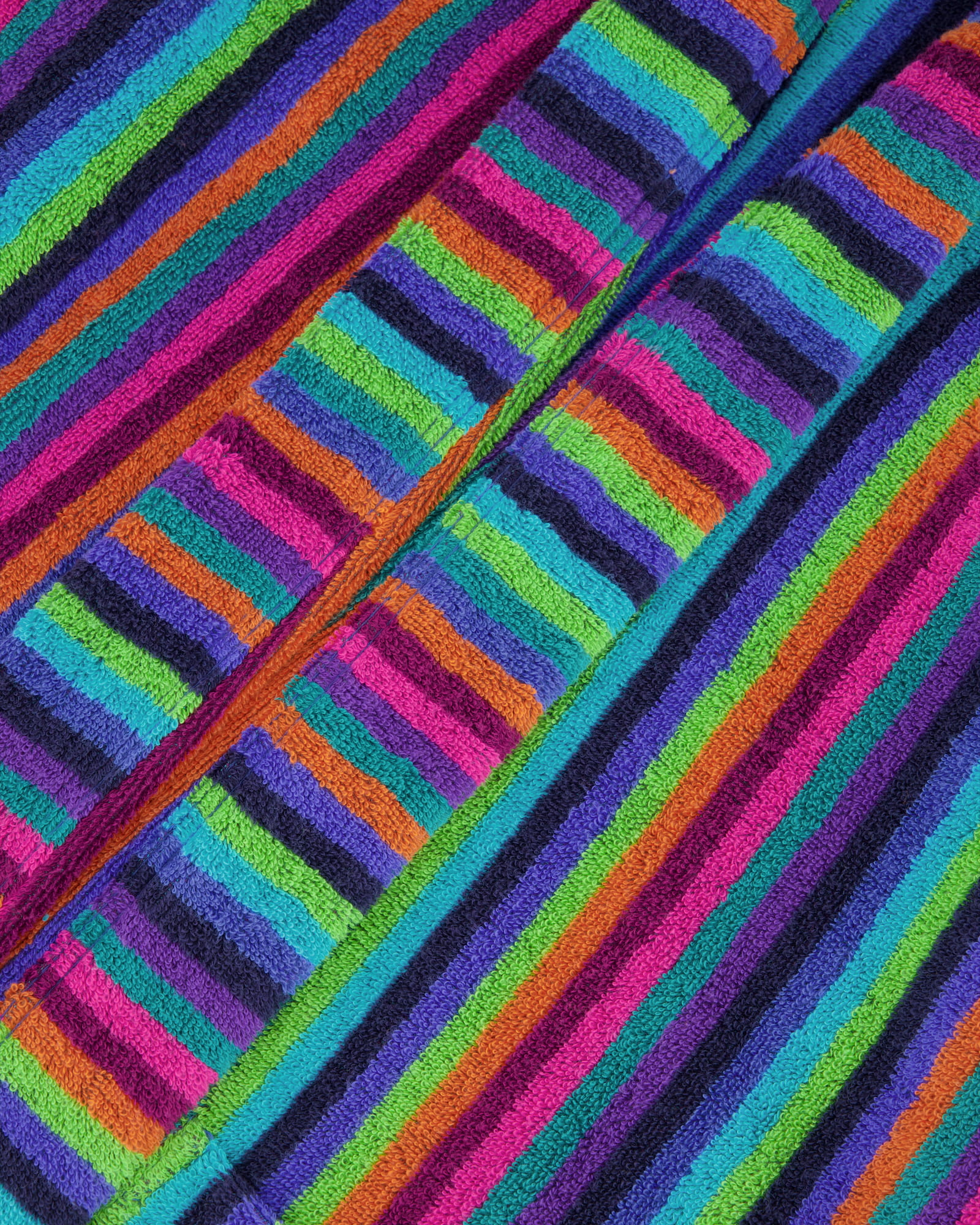 Cawö - Damen Bademantel Walkfrottier - Kimono 7048 - Farbe: 84 - multicolor