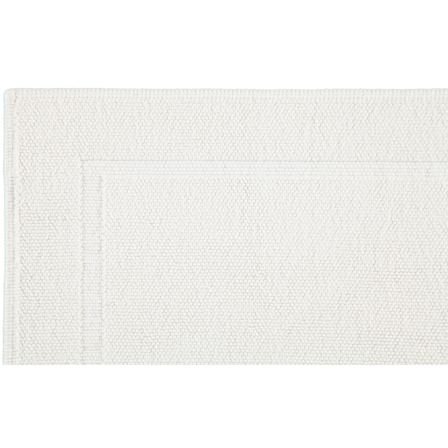 Rhomtuft - Badematte Pearl 51 - Farbe: weiß - 01