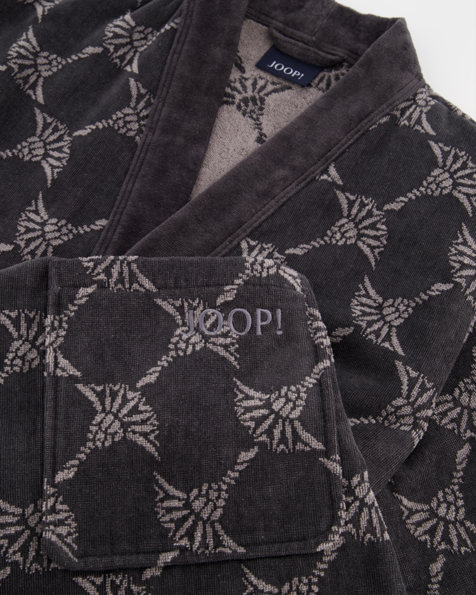 JOOP! Bademäntel Herren Kimono Kimono 1662 anthrazit - 77
