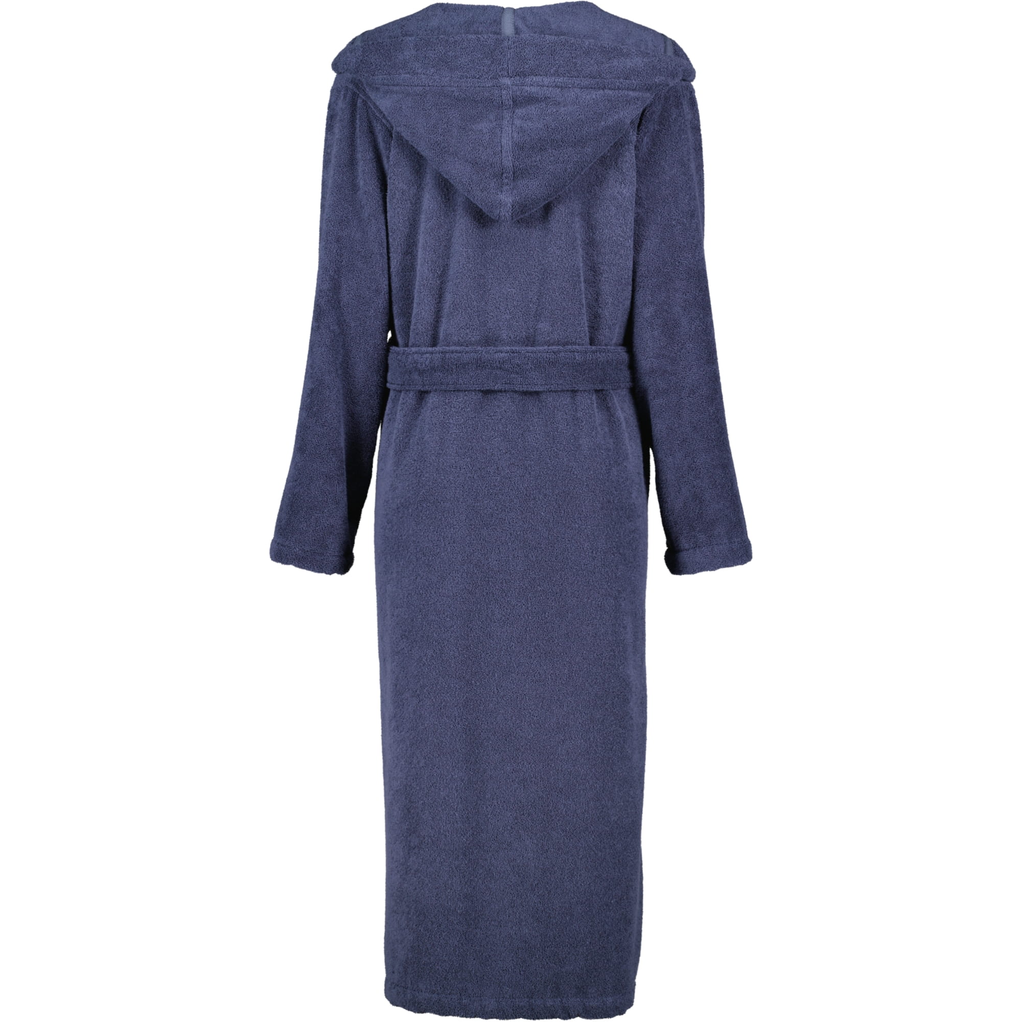 Cawö Home Damen Bademantel Kapuze 827 - Farbe: blau - 17