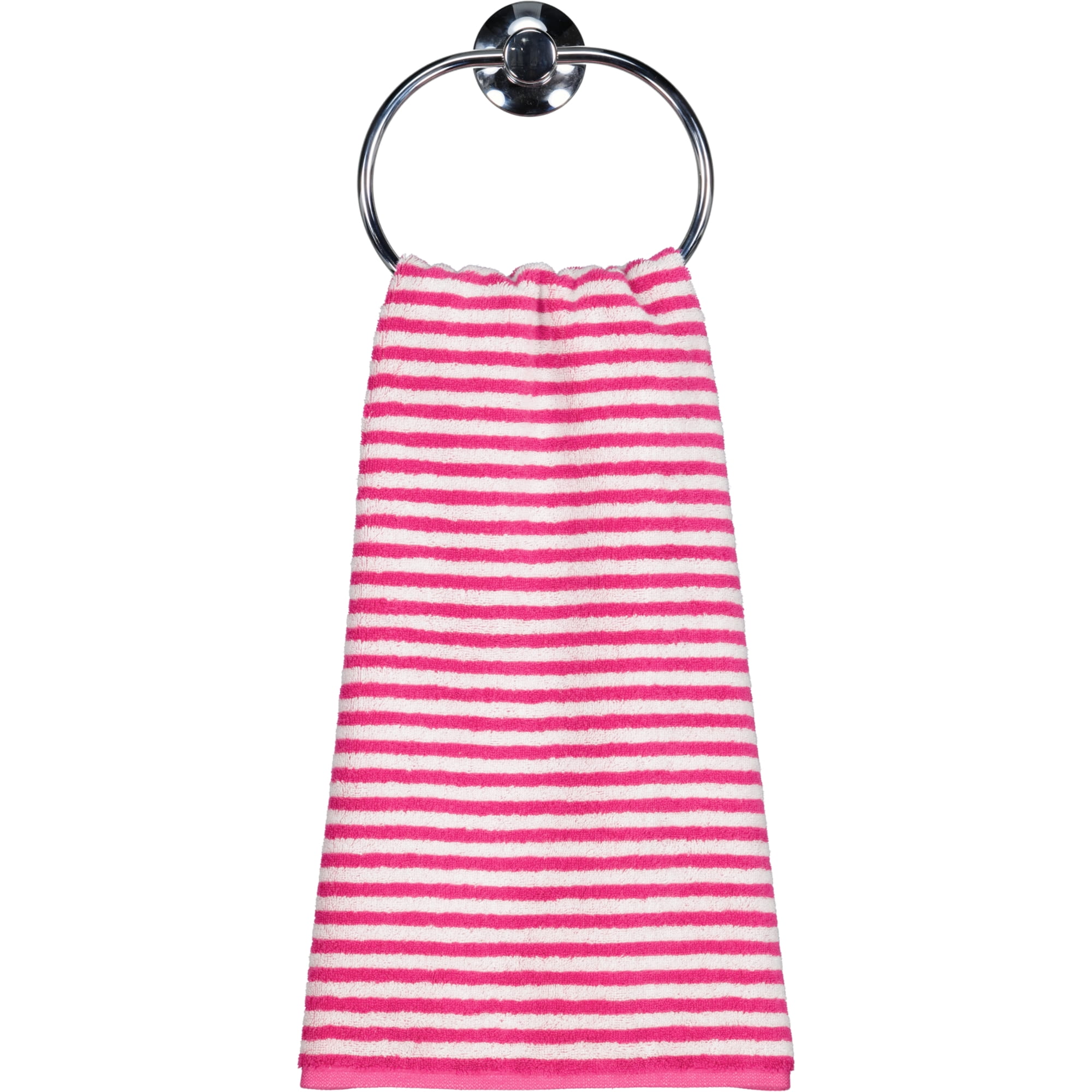Cawö Handtücher Campus Ringel 955 pink - 22 - Handtuch 50x100 cm