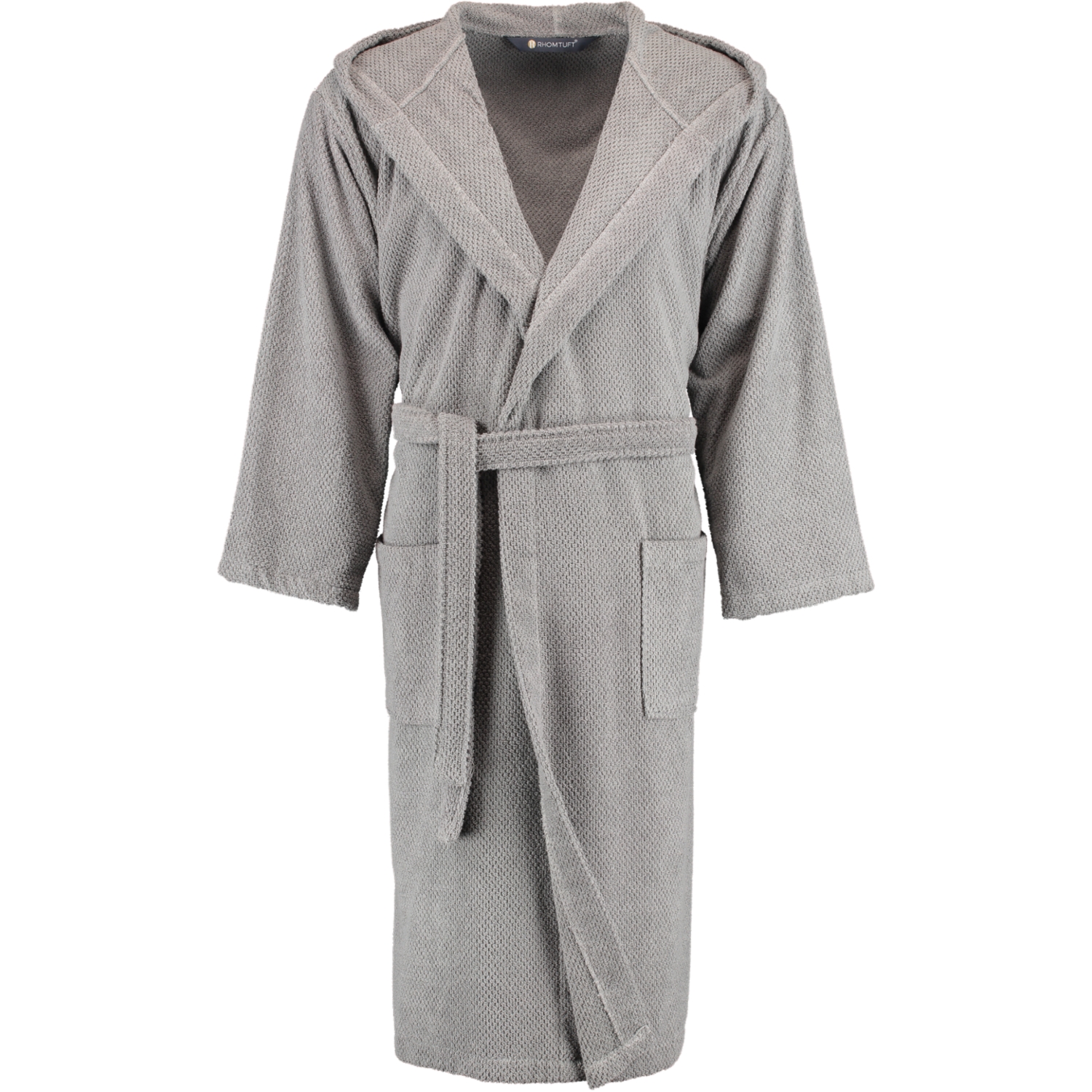 Rhomtuft - Bademantel Baronesse unisex - Farbe: kiesel - 85