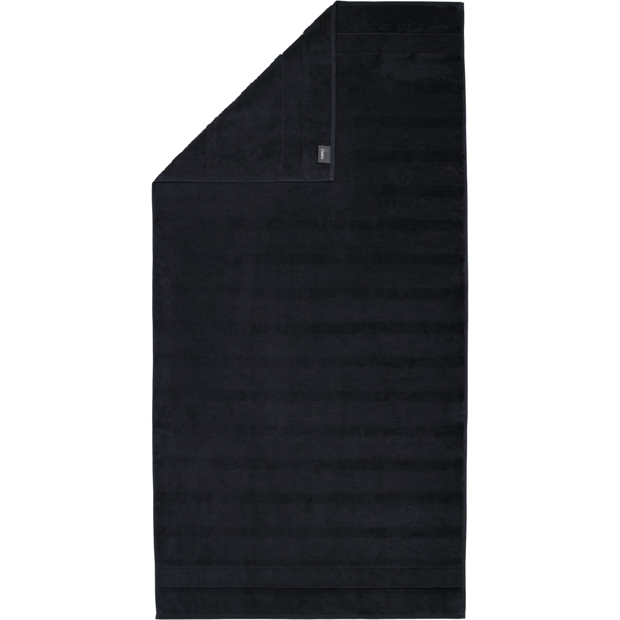 Cawö Handtücher Noblesse2 Uni 1002 schwarz - 906 - Duschtuch 80x160 cm