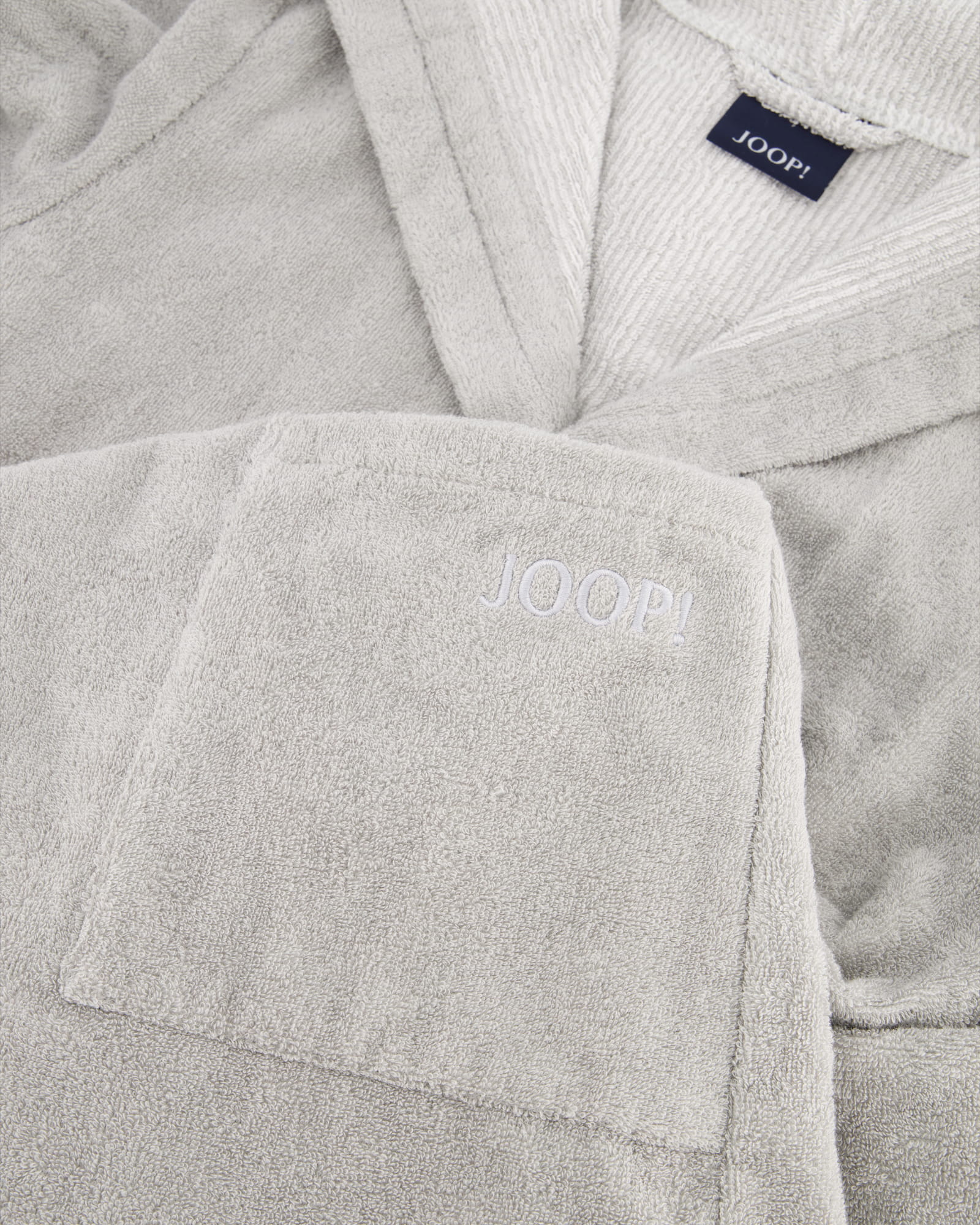 JOOP! Classic - Damen Bademantel - Kapuze 1617 - Farbe: 76 - silber