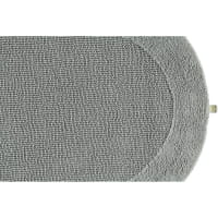 Rhomtuft - Badteppiche Exquisit - Farbe: kiesel - 85 - 100 cm rund