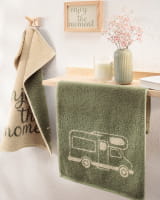 Cawö Gästetücher Postcard Towels Edition 100 - Farbe: Camper - 15 - Gästetuch 30x50 cm Cawö Gästetücher Postcard Towels Edition 100 - Farbe: Camper - 15 - Gästetuch 30x50 cm