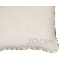 JOOP! Kissenhülle Melange-Doubleface - Größe: 50x50 cm - Farbe: Natur-Sand
