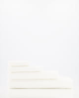 Rhomtuft - Handtücher Baronesse - Farbe: weiß - 01 - Seiflappen 30x30 cm