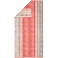 Cawö Handtücher Noblesse Harmony Streifen 1085 - Farbe: koralle - 27 - Handtuch 50x100 cm