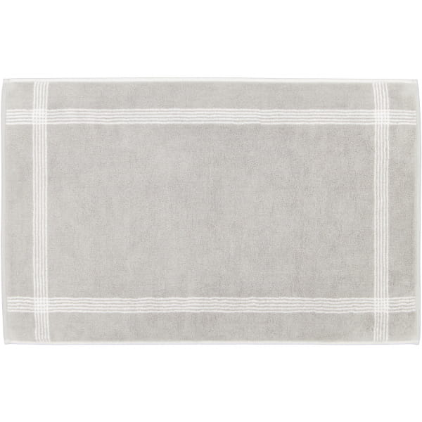 Cawö Badematte Two-Tone 604 - Größe: 50x80 cm - Farbe: platin - 76