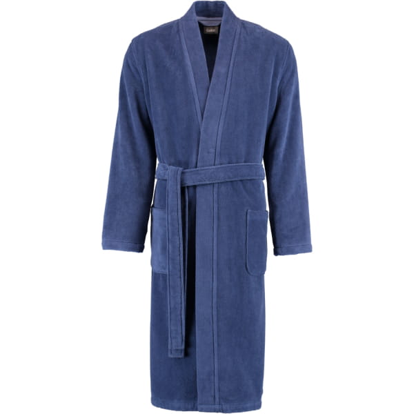 Cawö Home - Herren Bademantel Kimono 823 - Farbe: blau - 11 - L