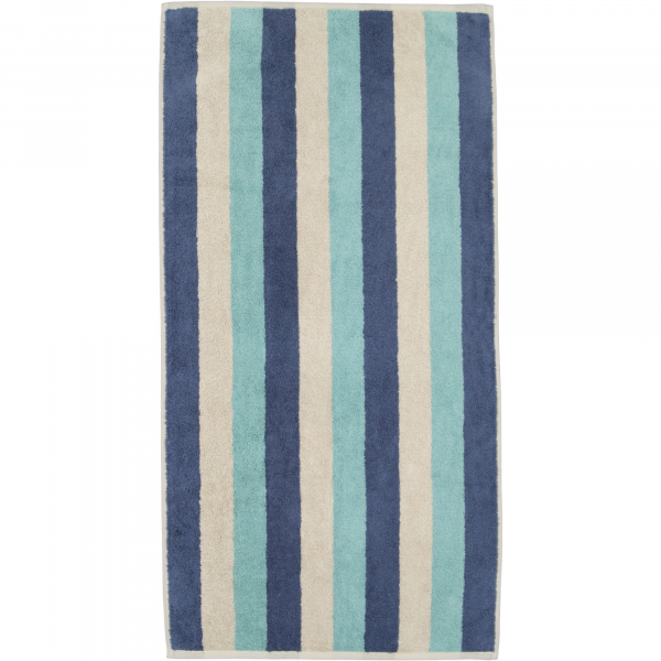 Cawö Handtücher Sense Blockstreifen 6205 - Farbe: nachtblau - 31 - Handtuch 50x100 cm