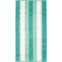 Cawö Handtücher Noblesse Stripe 1087 - Farbe: smaragd - 44 - Handtuch 50x100 cm