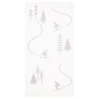 Cawö Handtücher WINTER EDITION Skifahrer 6272 - Farbe: weiß/platin - 67