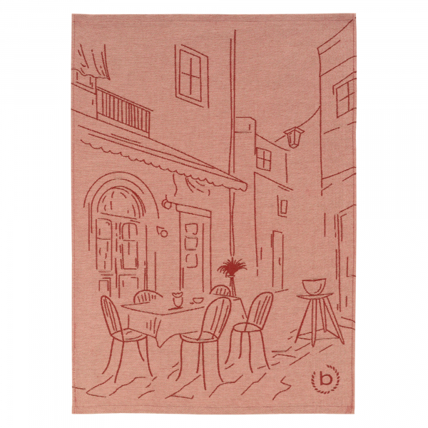 bugatti Geschirrtücher Nocciola - Farbe: red wood - 0002 - 50x70 cm